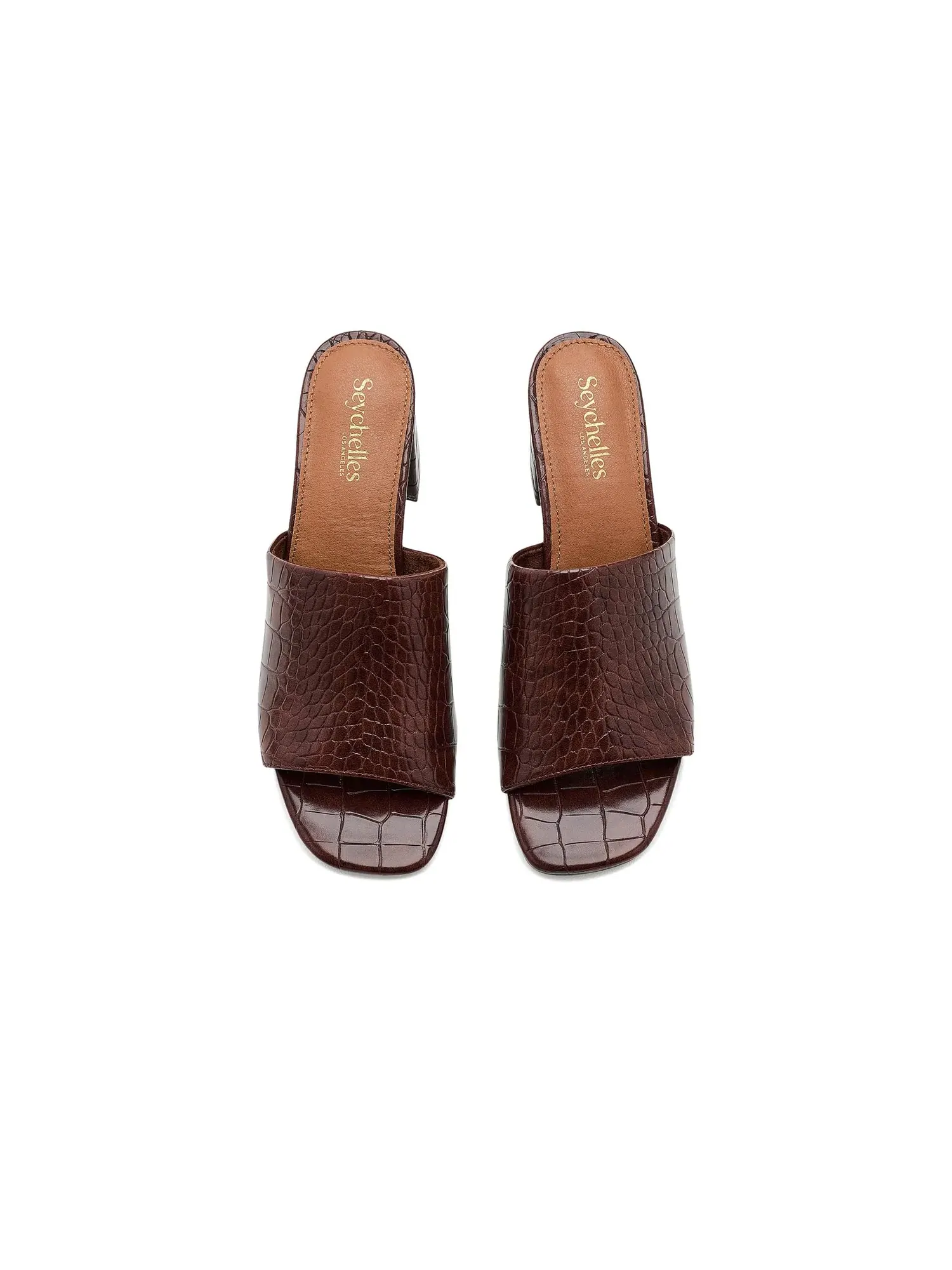 Туфли Adapt 3 V-Croco Seychelles — изображение 2 из 4, коричневый