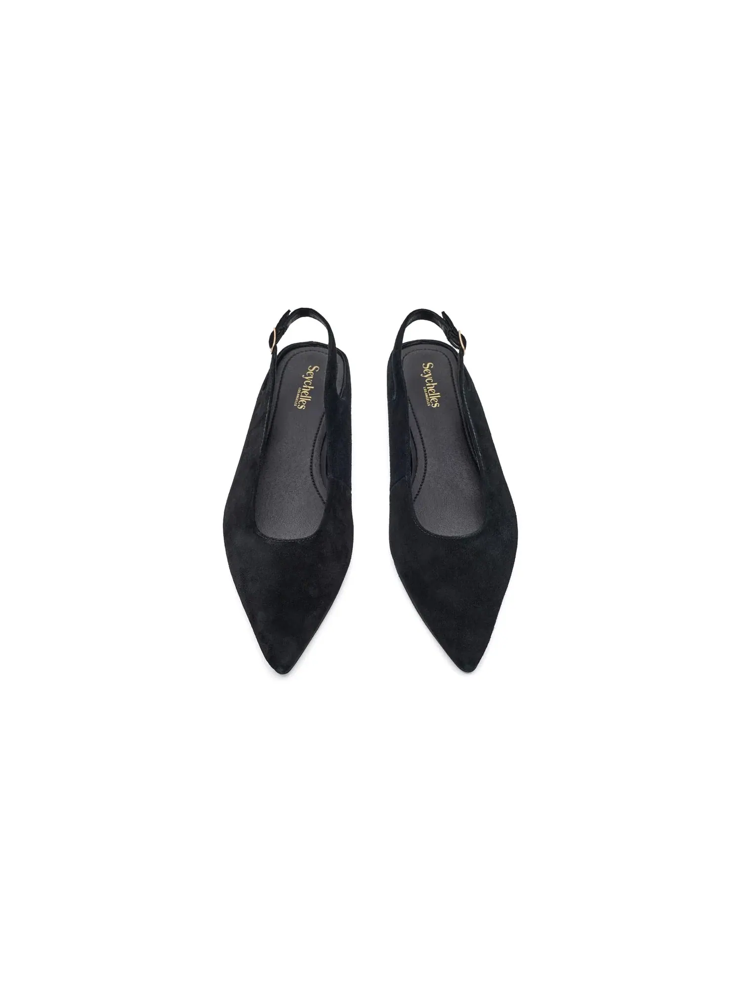 Балетки Alameda Suede Seychelles — изображение 2 из 4, черный