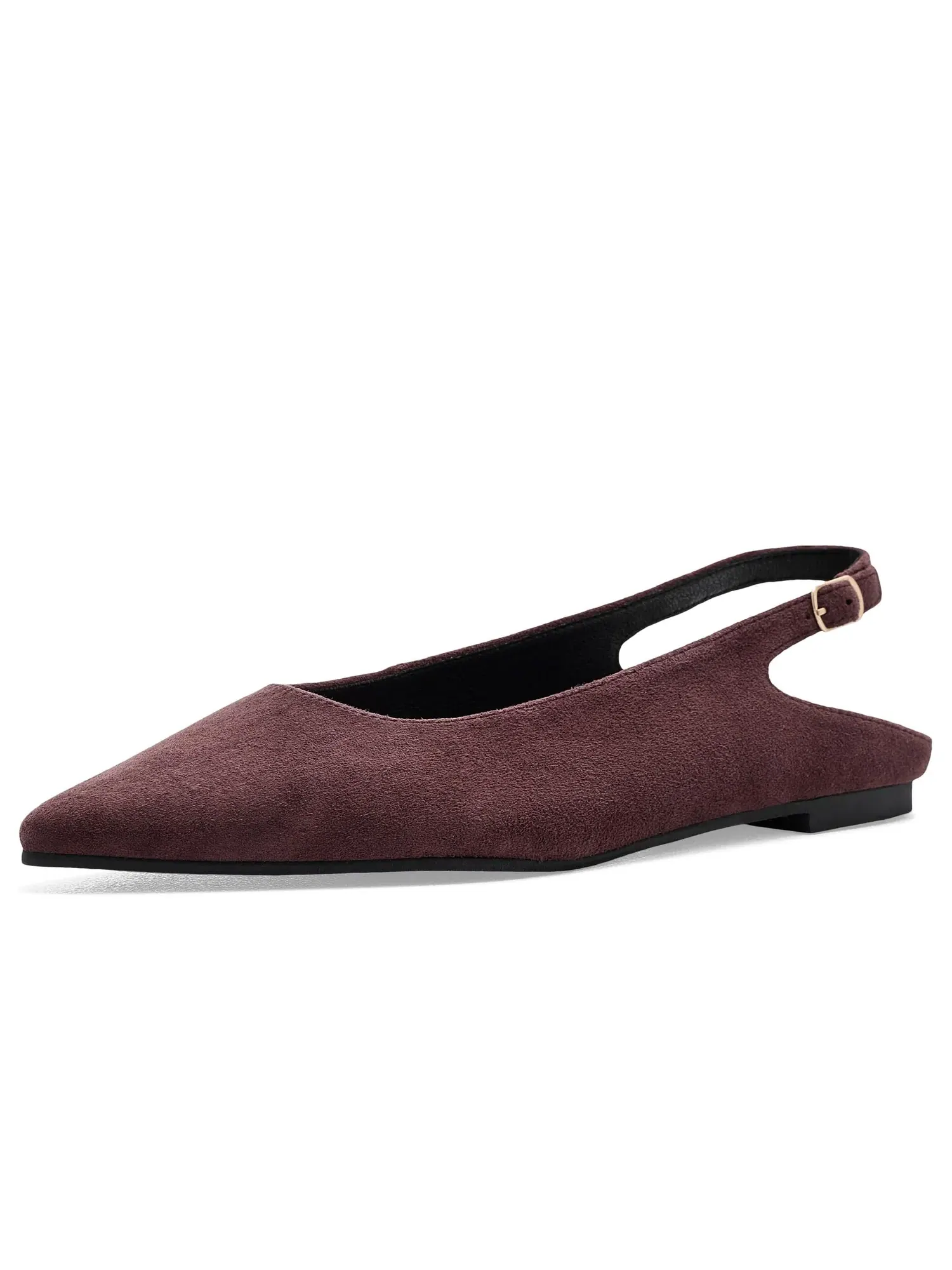 Балетки Alameda Suede Seychelles — изображение 1 из 4, бордовый