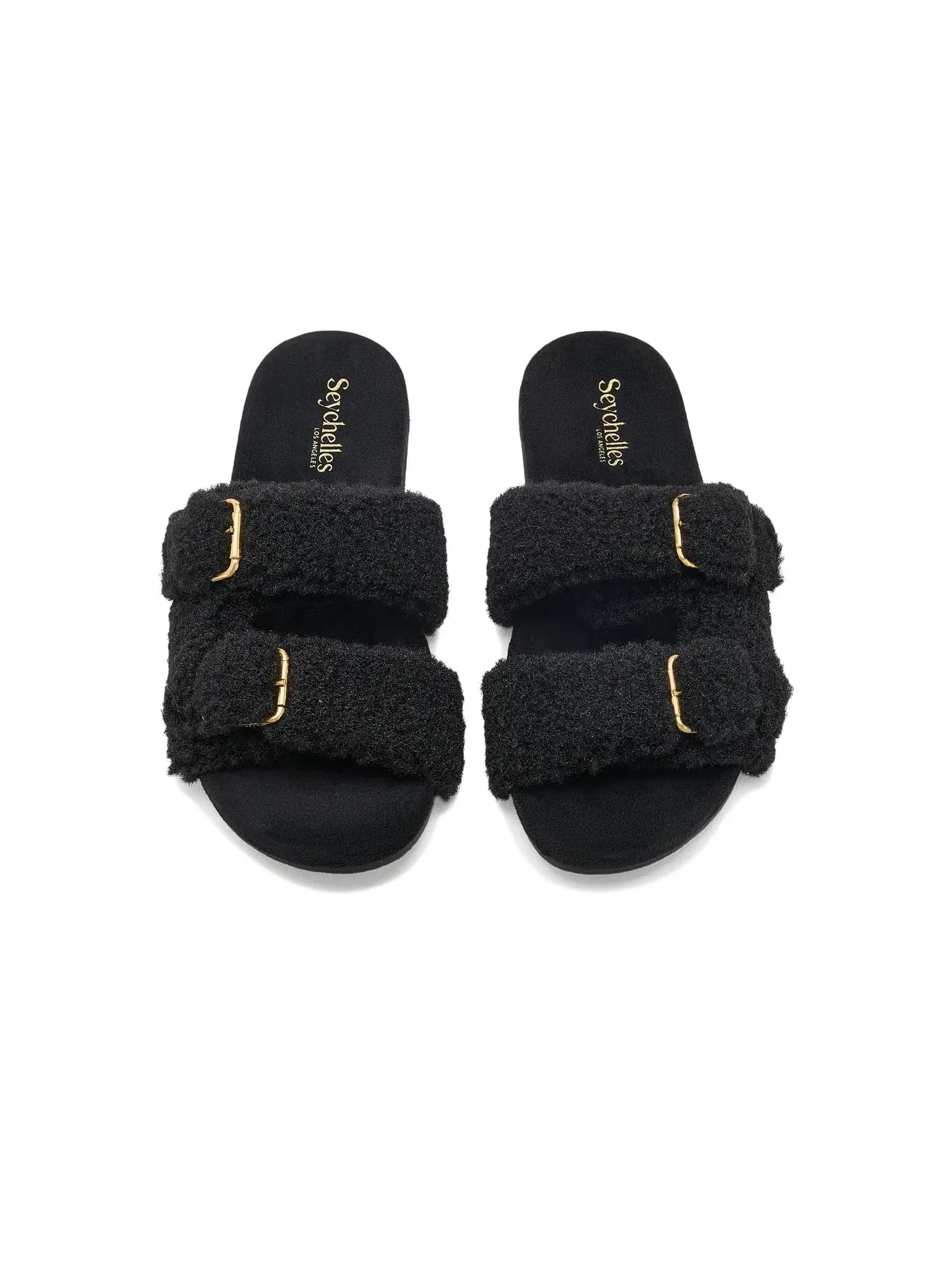 Сандалии Slumber Party V-Shearling Seychelles — изображение 2 из 4, черный