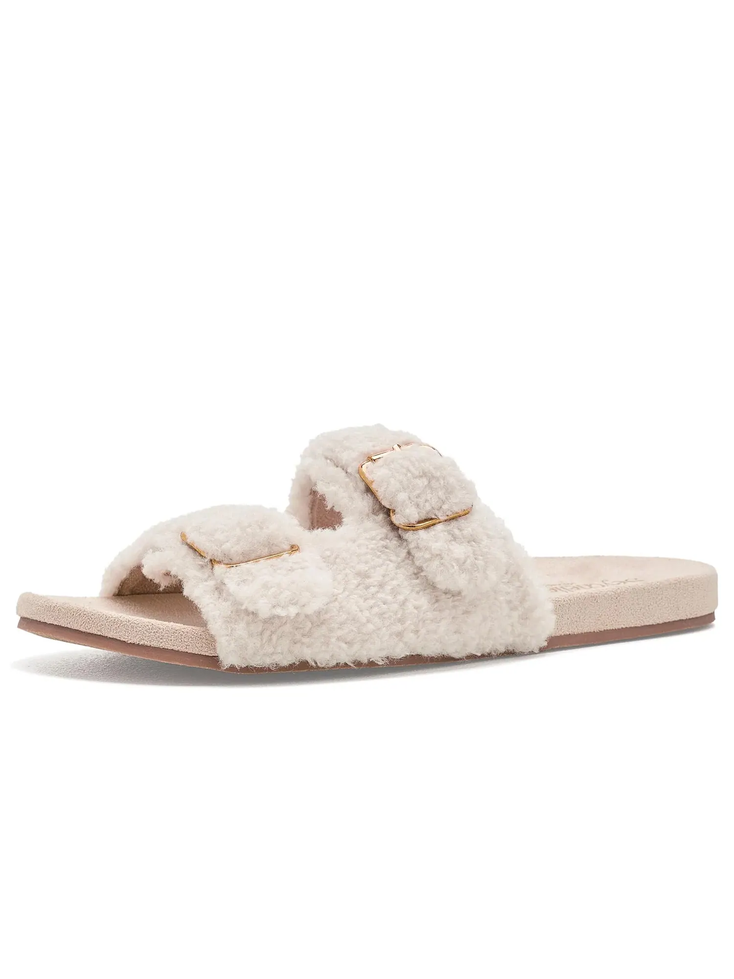 Сандалии Slumber Party V-Shearling Seychelles — изображение 1 из 4, кремовый