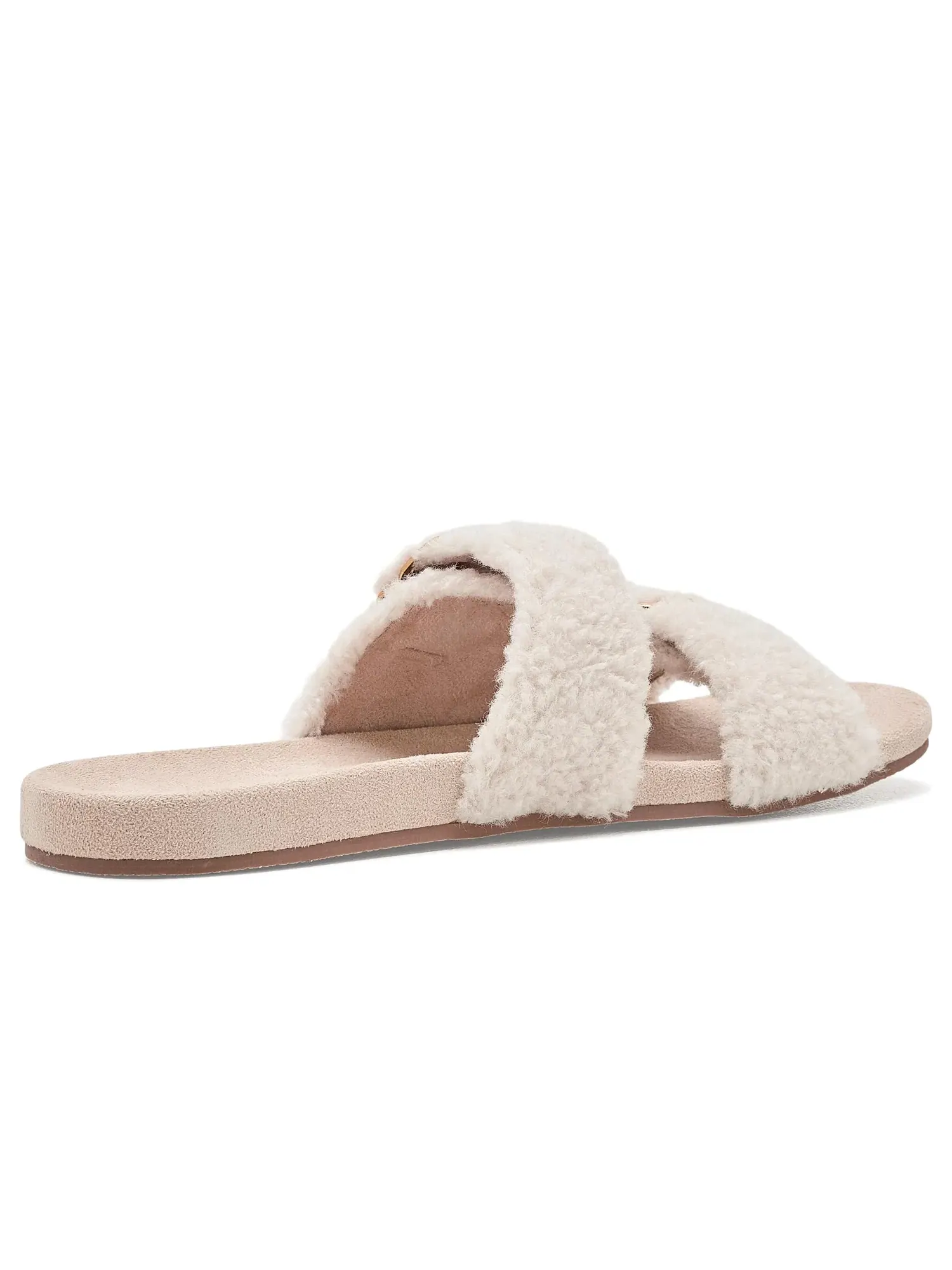 Сандалии Slumber Party V-Shearling Seychelles — изображение 3 из 4, кремовый