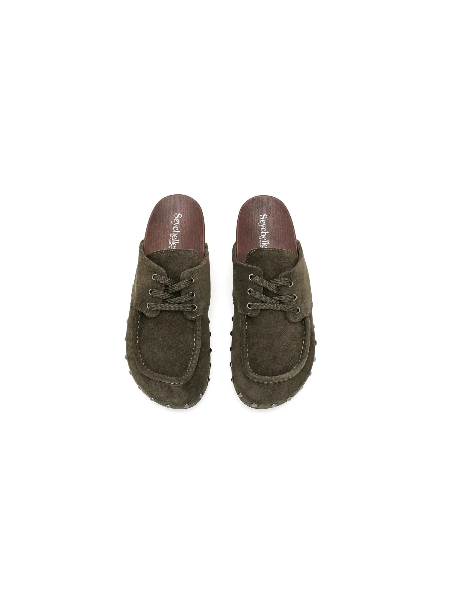 Лоферы Soak It In Suede Seychelles — изображение 2 из 4, оливковый
