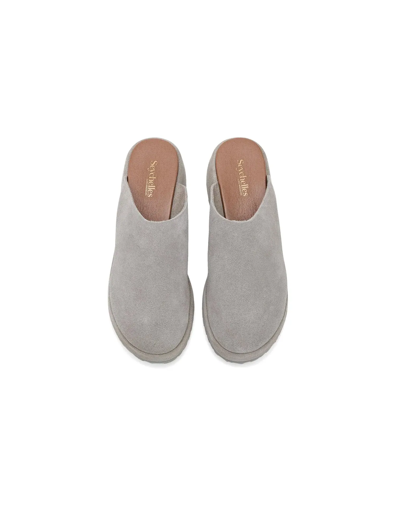 Сабо из замши Come Away with Me Suede Seychelles — изображение 2 из 4, песочный