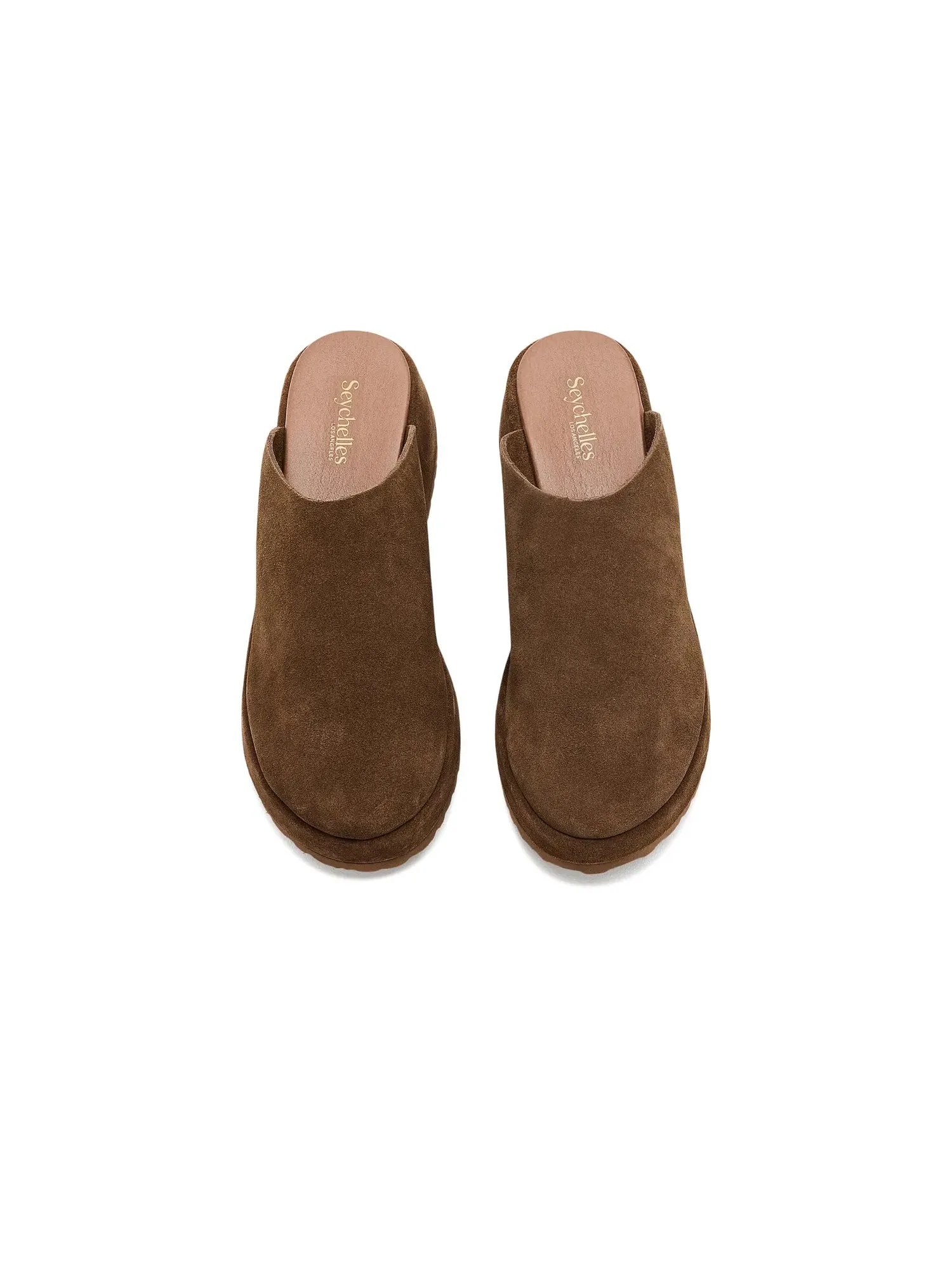 Сабо из замши Come Away with Me Suede Seychelles — изображение 2 из 4, коричневый