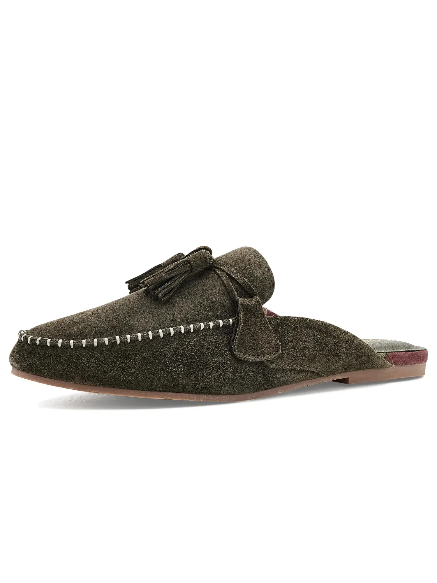 Лоферы Silverlake Suede Seychelles — изображение 1 из 4, оливковый