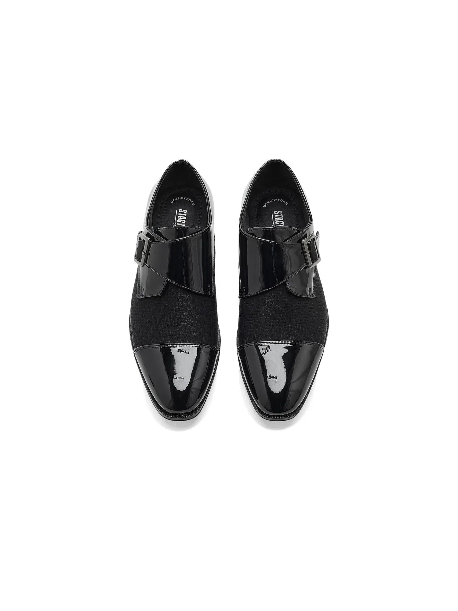 Лоферы Sutherland Cap Toe Monk Strap Stacy Adams — изображение 2 из 4, черный