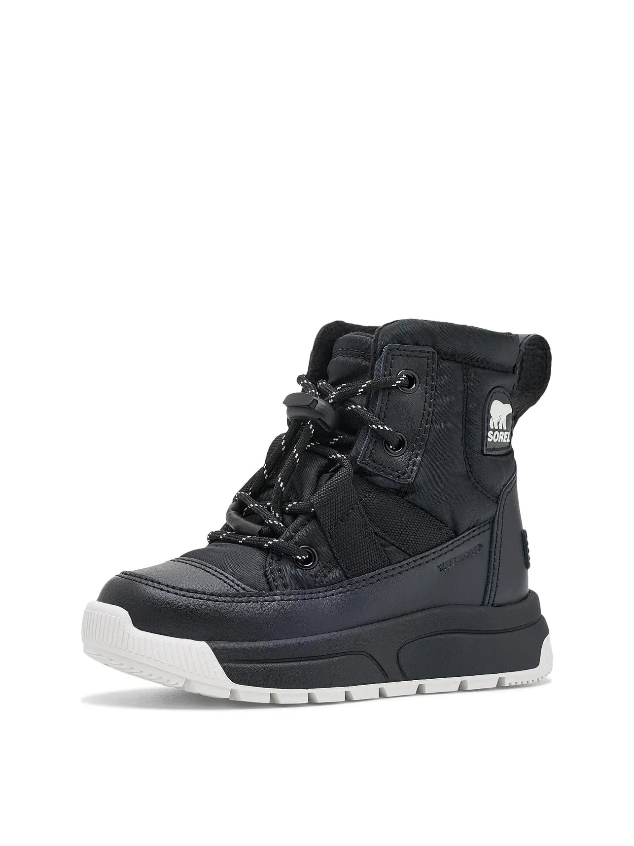 Водонепроницаемые ботинки Whitney III Mid Waterproof (для маленьких детей) Sorel Kids — черный