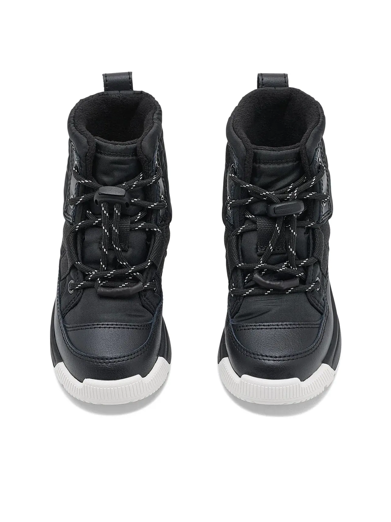 Водонепроницаемые ботинки Whitney III Mid Waterproof (для маленьких детей) Sorel Kids — изображение 2 из 4, черный/черный