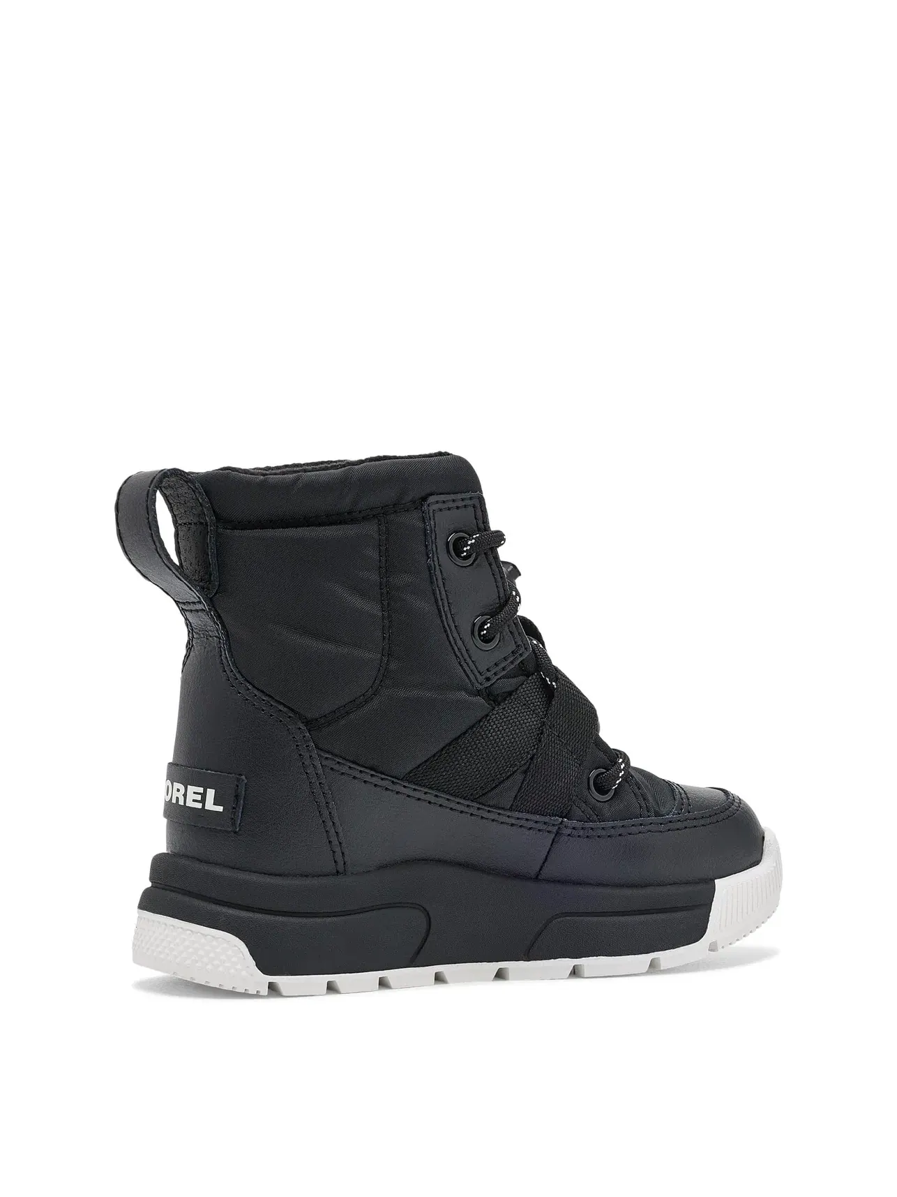 Водонепроницаемые ботинки Whitney III Mid Waterproof (для маленьких детей) Sorel Kids — изображение 3 из 4, черный/черный