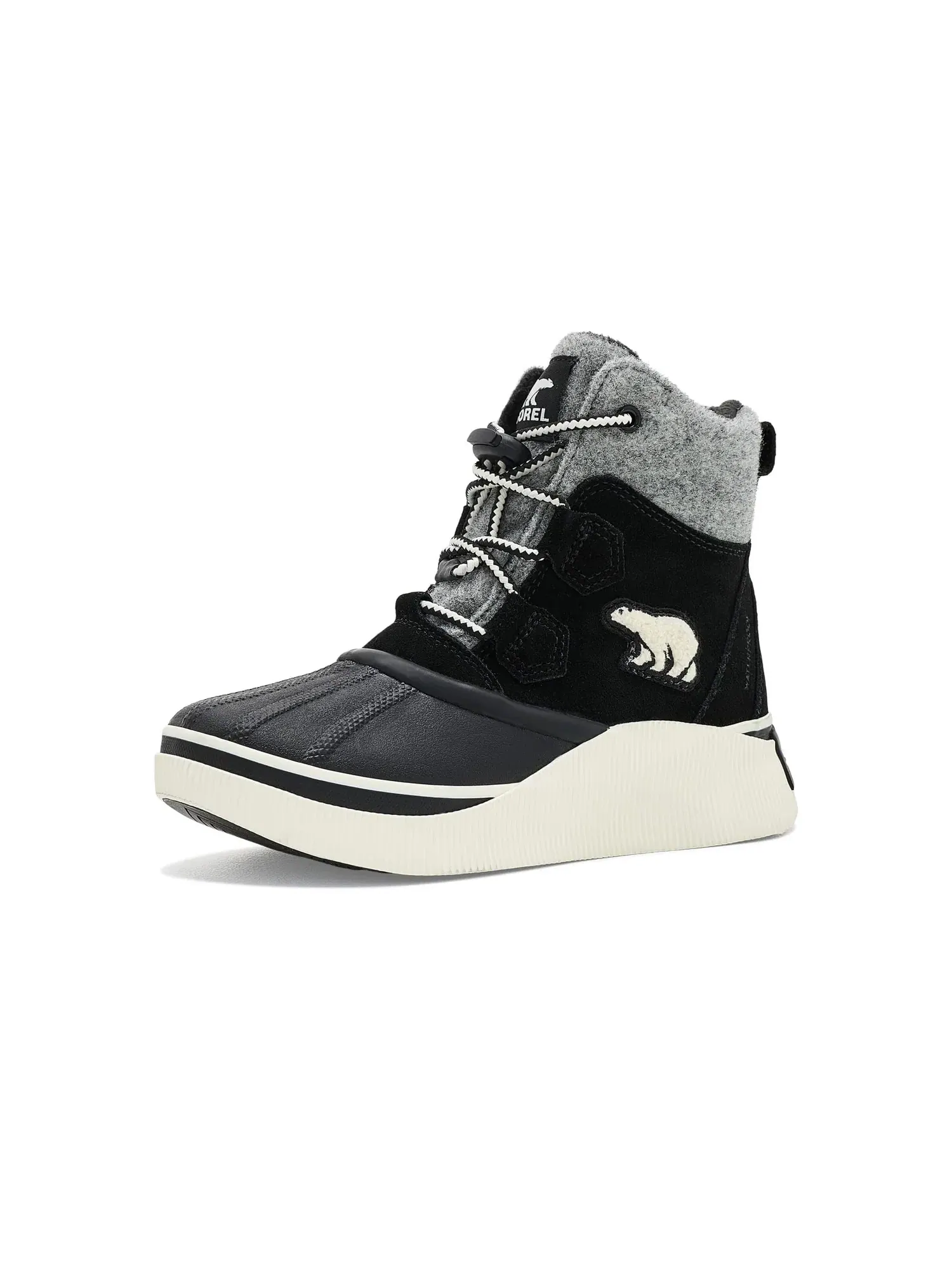 Водонепроницаемые ботинки Out N About IV Chillz Waterproof (для больших детей) Sorel Kids — черный