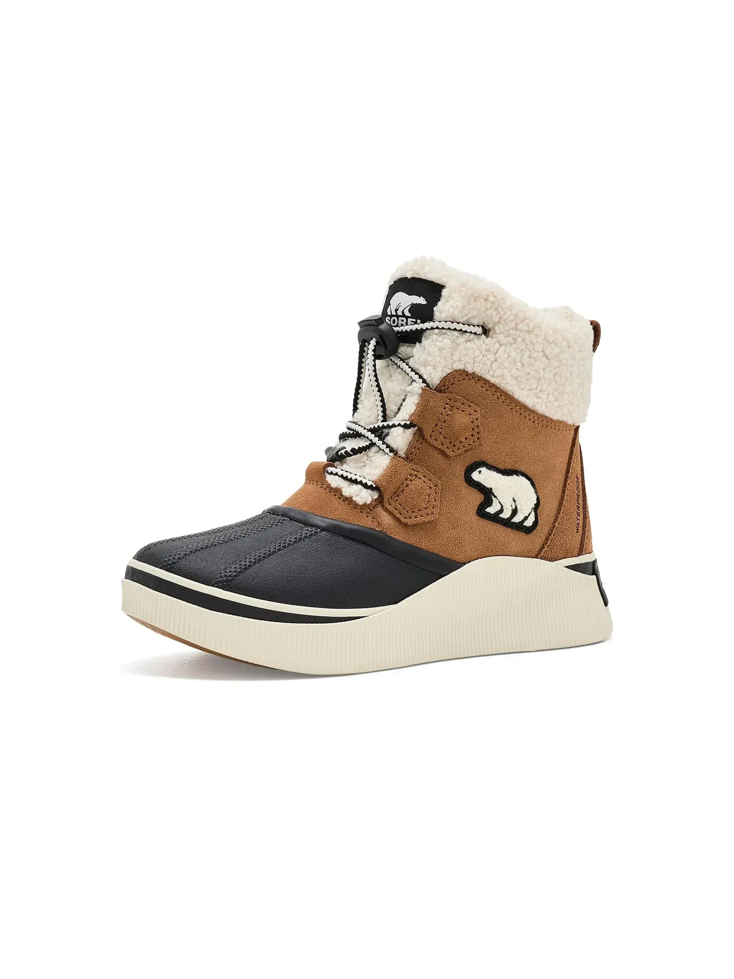 Водонепроницаемые ботинки Out N About IV Chillz Waterproof (для больших детей) Sorel Kids — изображение 1 из 4, черный