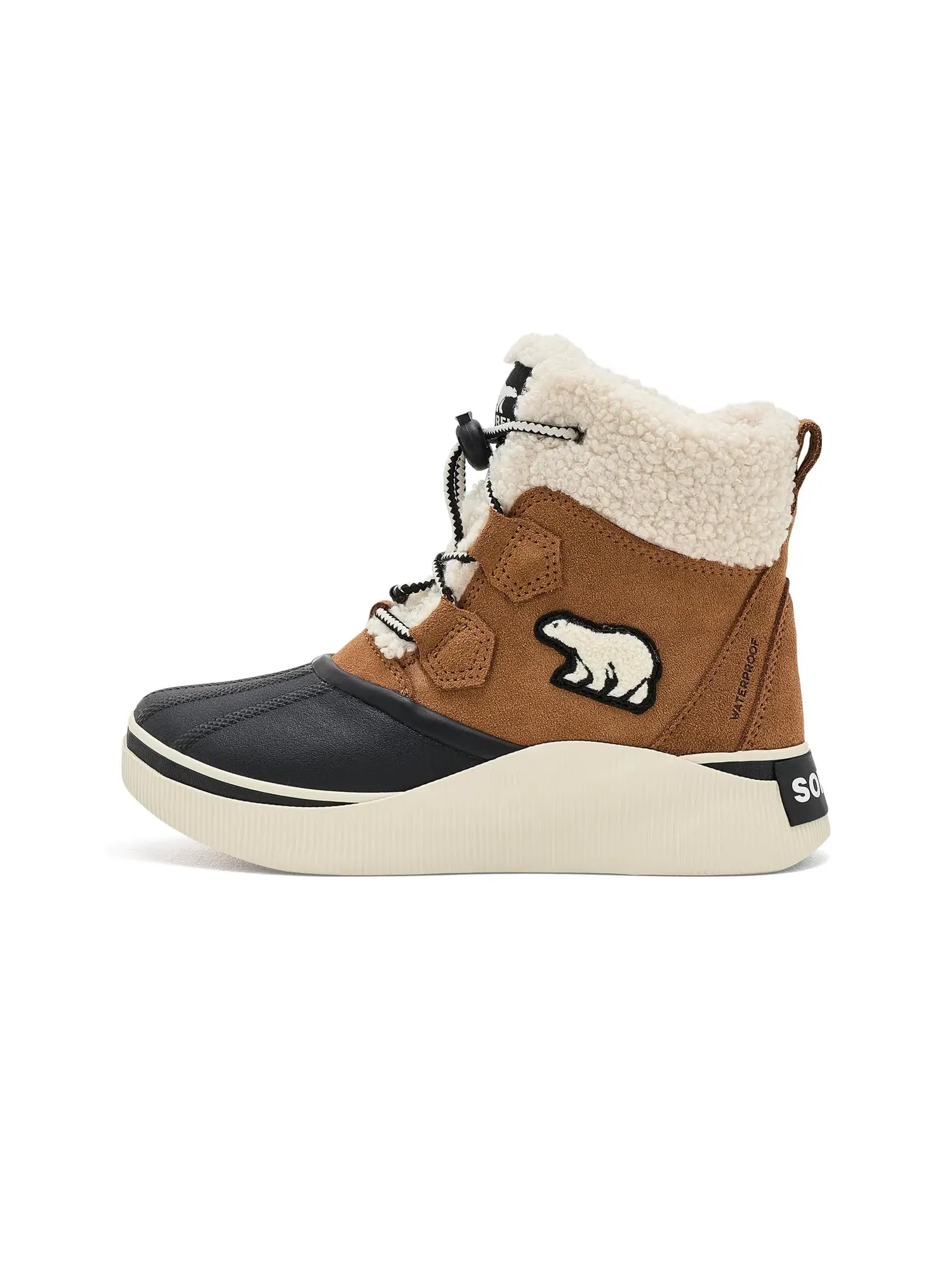 Водонепроницаемые ботинки Out N About IV Chillz Waterproof (для больших детей) Sorel Kids — изображение 4 из 4, черный