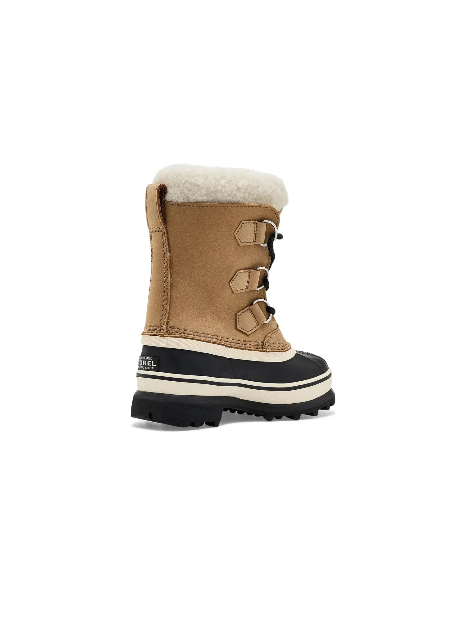 Водонепроницаемые ботинки Caribou Waterproof (для маленьких детей) Sorel Kids — изображение 3 из 4, черный