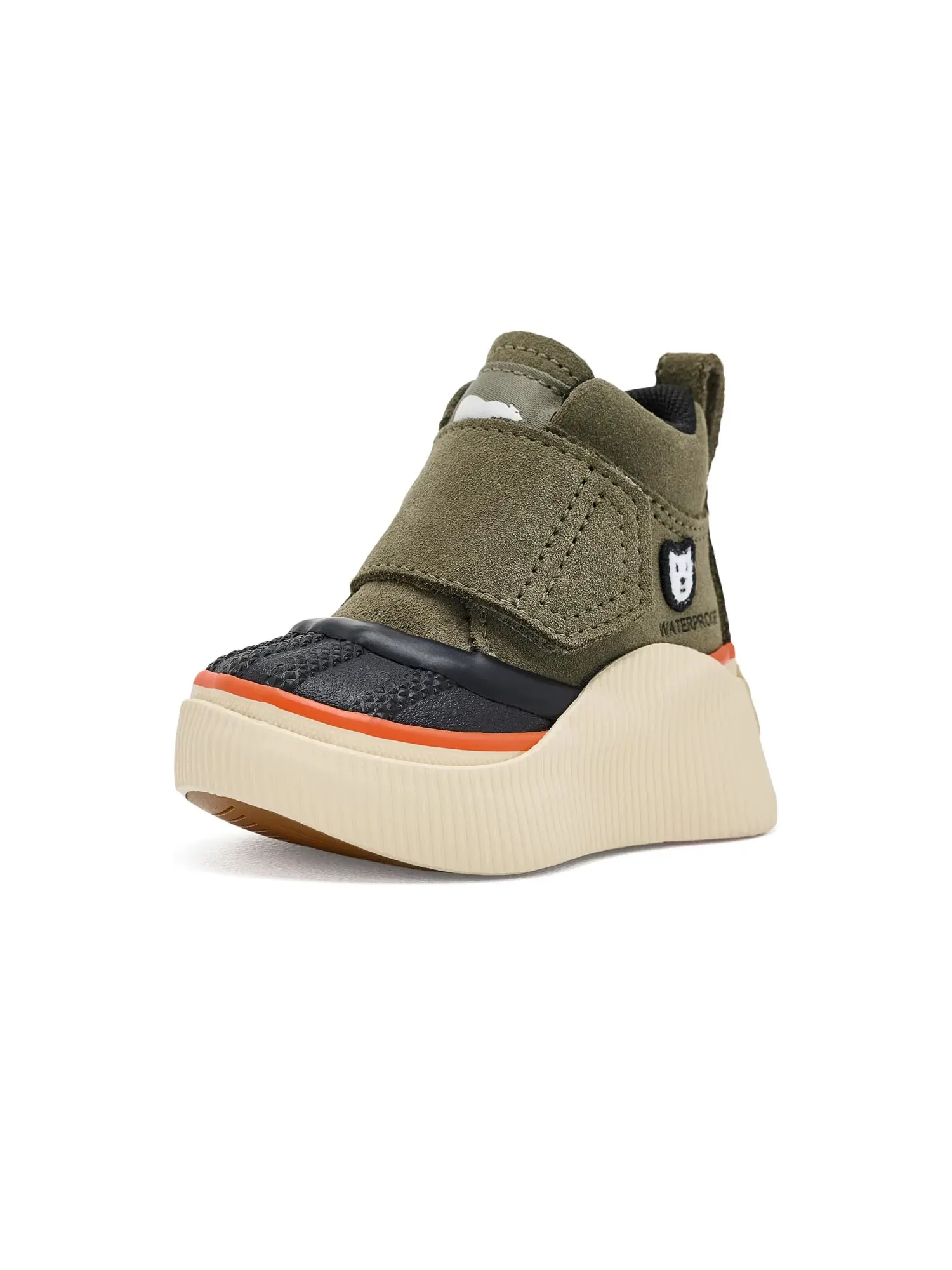 Водонепроницаемые ботинки Out N About IV Strap Waterproof (для малышей) Sorel Kids — изображение 1 из 4, зеленый/глубокий