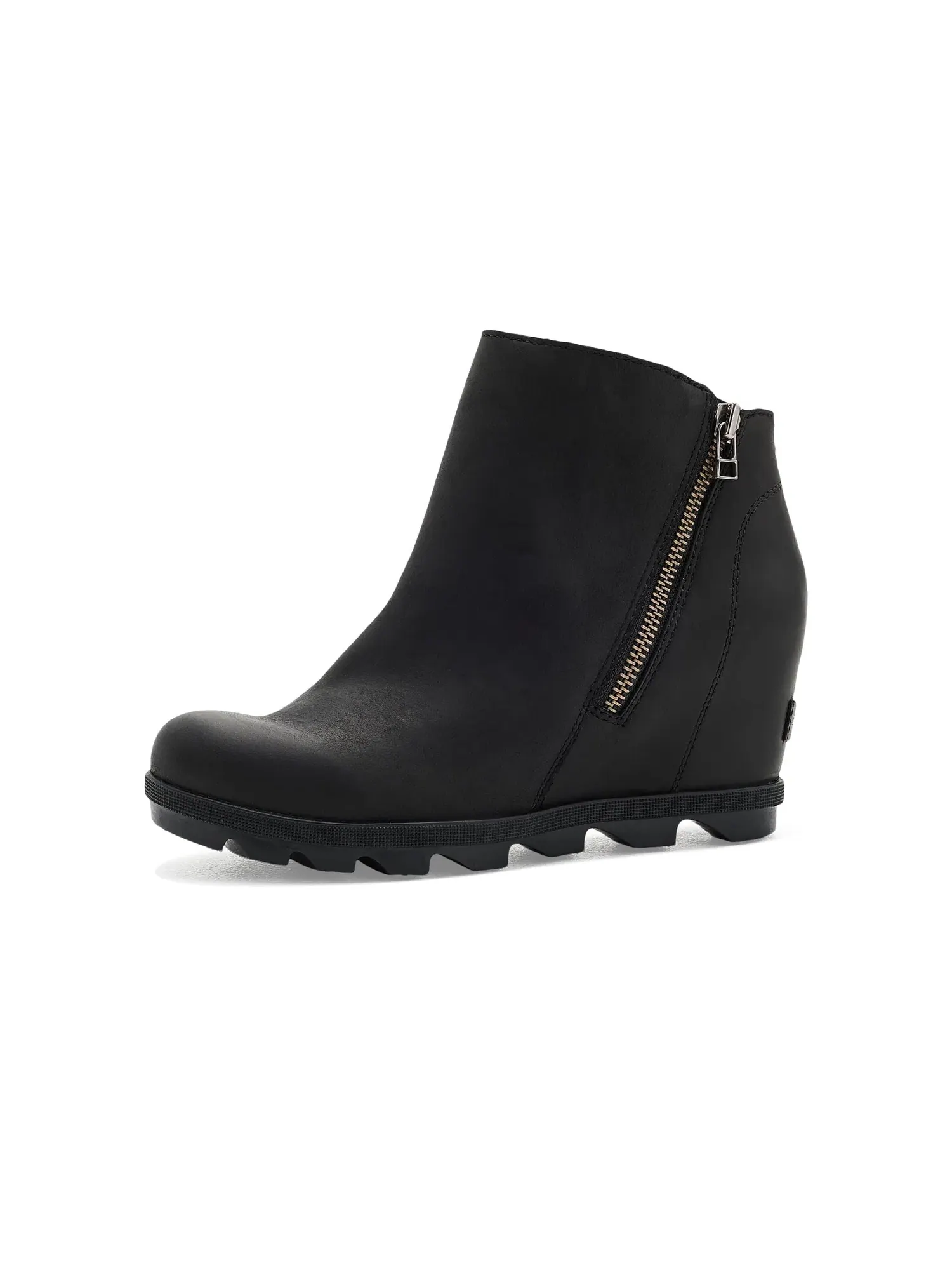 Ботинки Joan Rhapsody Zip Wedge Sorel — изображение 1 из 4, черный/черный