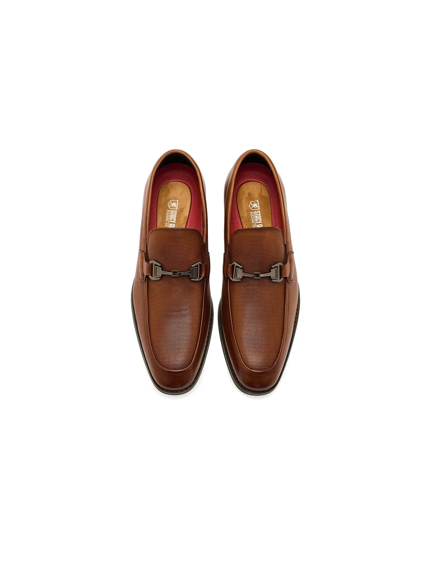 Лоферы Lawton Metal Bit Penny Slip-On Stacy Adams — изображение 2 из 4, коричневый