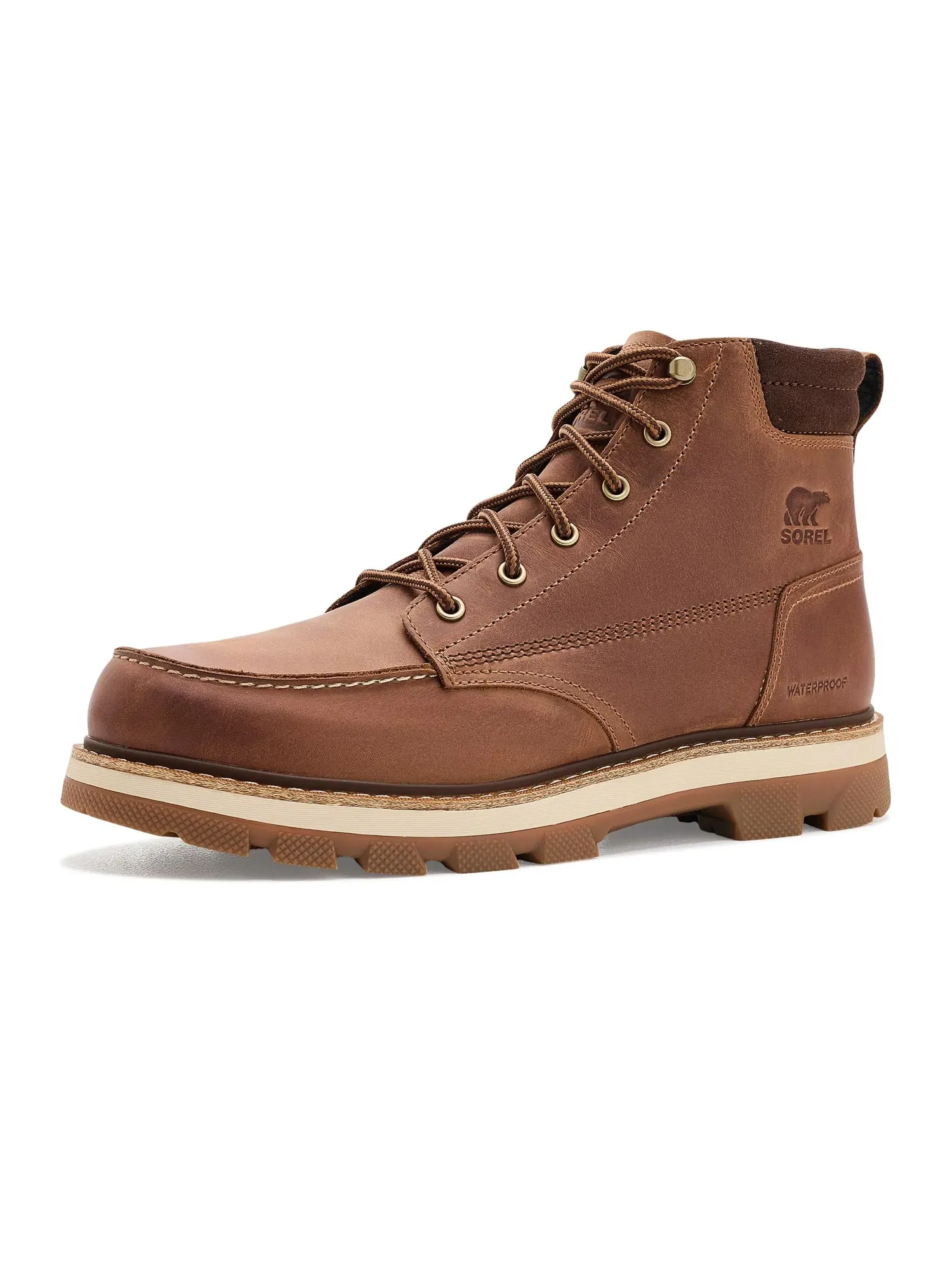 Водонепроницаемые ботинки Lark-47 Moc Toe Waterproof Sorel — изображение 1 из 4, бежевый