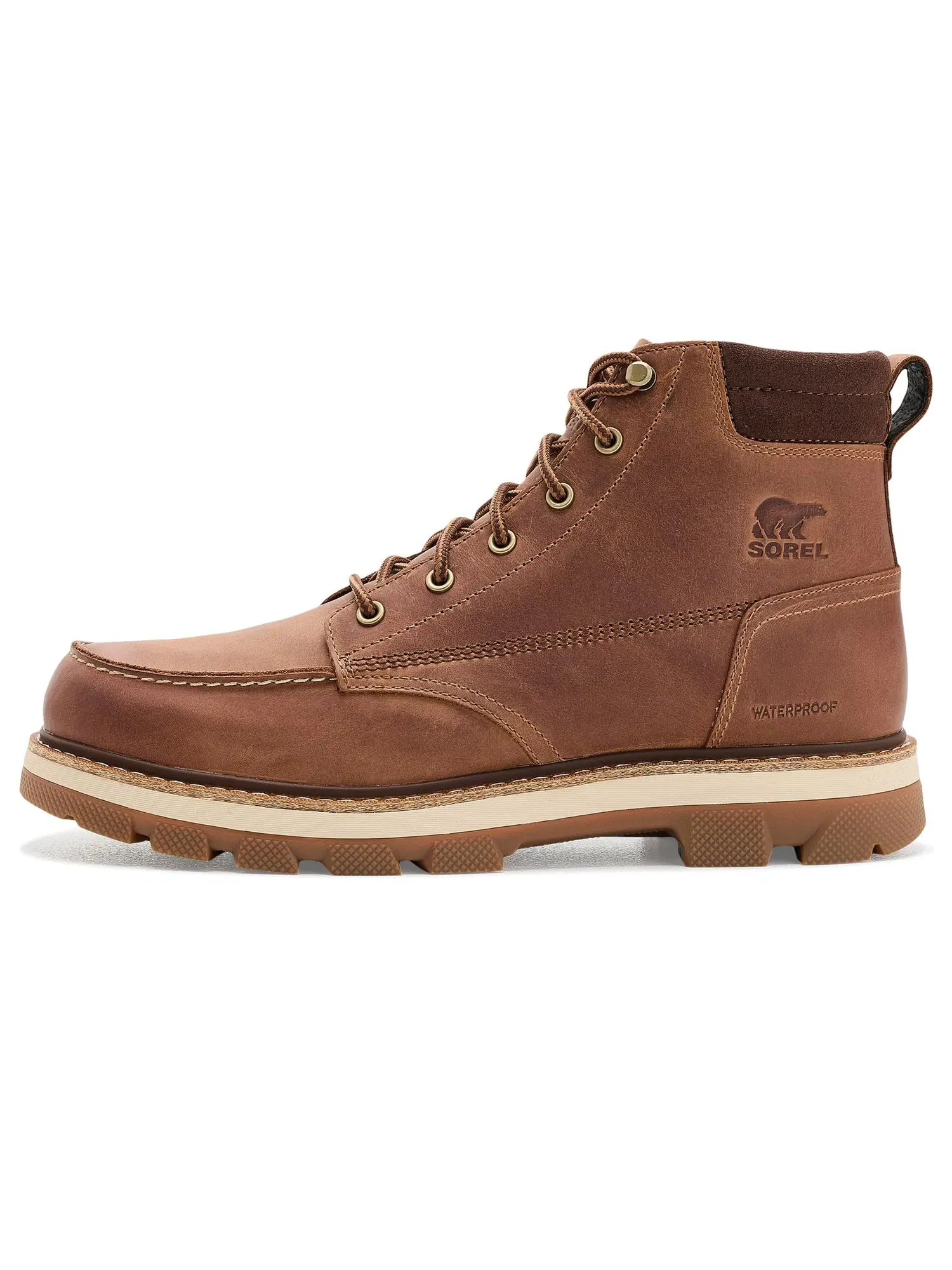 Водонепроницаемые ботинки Lark-47 Moc Toe Waterproof Sorel — изображение 4 из 4, бежевый