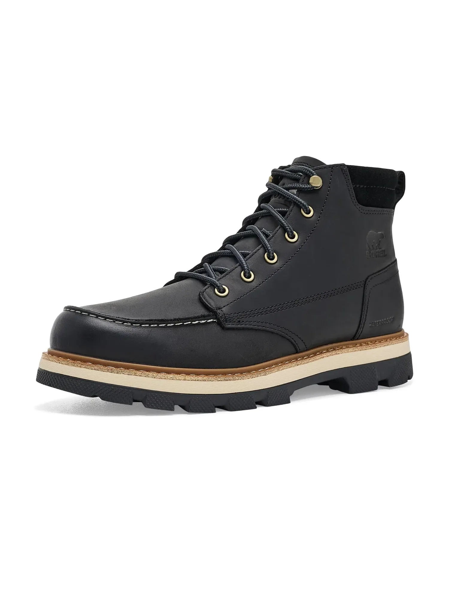 Водонепроницаемые ботинки Lark-47 Moc Toe Waterproof Sorel — изображение 1 из 4, черный