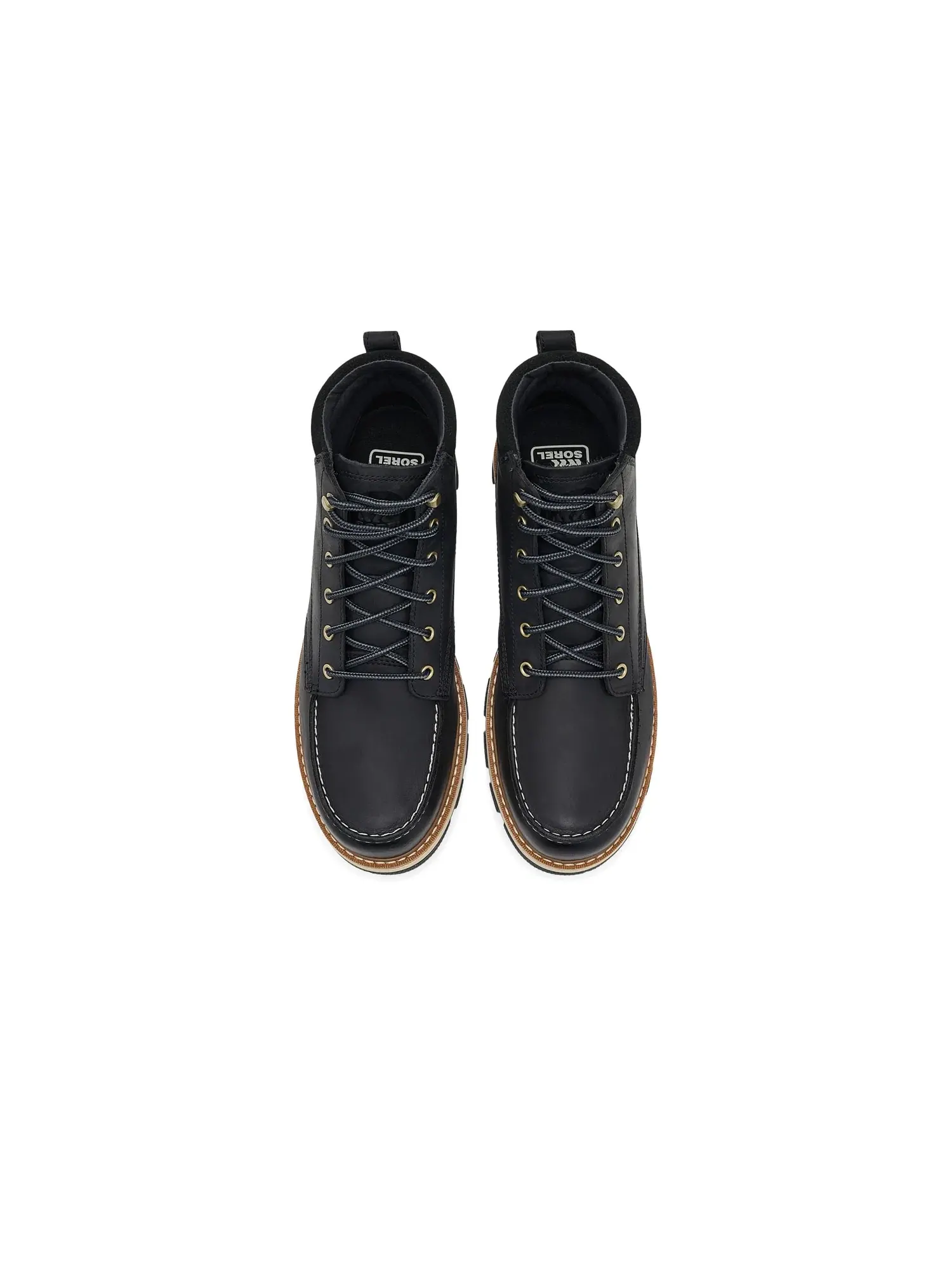 Водонепроницаемые ботинки Lark-47 Moc Toe Waterproof Sorel — изображение 2 из 4, черный