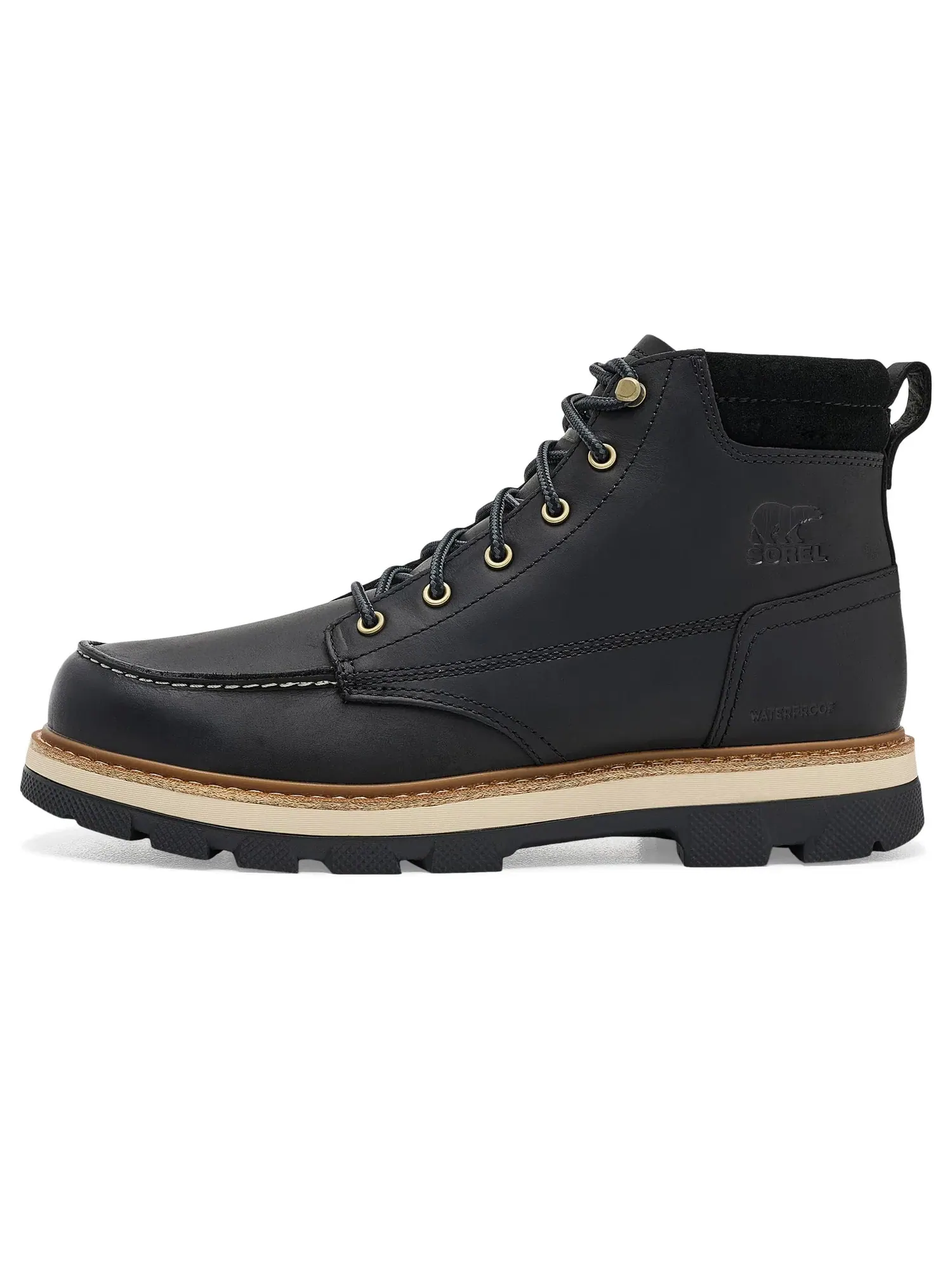 Водонепроницаемые ботинки Lark-47 Moc Toe Waterproof Sorel — изображение 4 из 4, черный