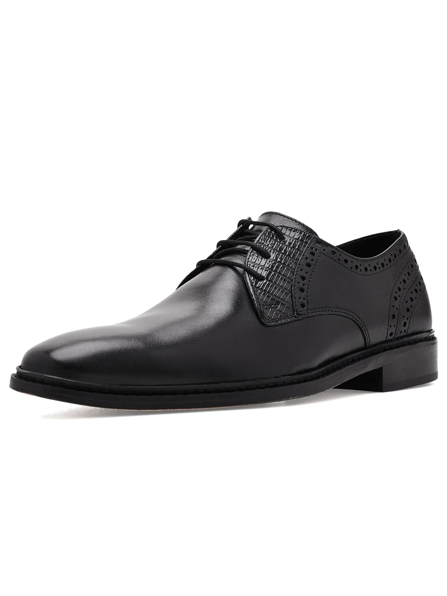 Оксфорды с гладким носком Giorgetti Plain Toe Oxford Stacy Adams — изображение 1 из 4, черный