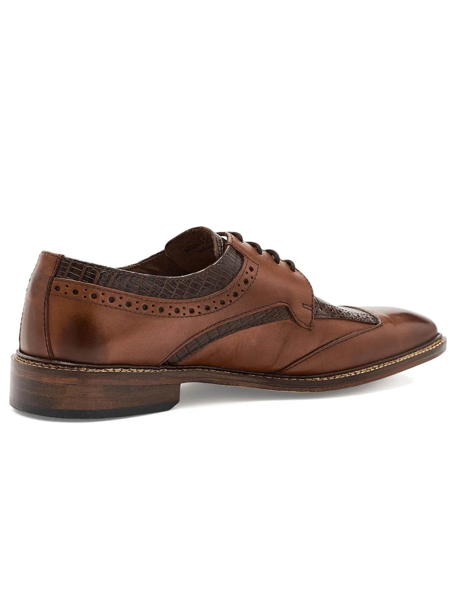 Оксфорды с измененным закрытым носком Gambetta Modified Cap Toe Oxford Stacy Adams — изображение 3 из 4, коричневый