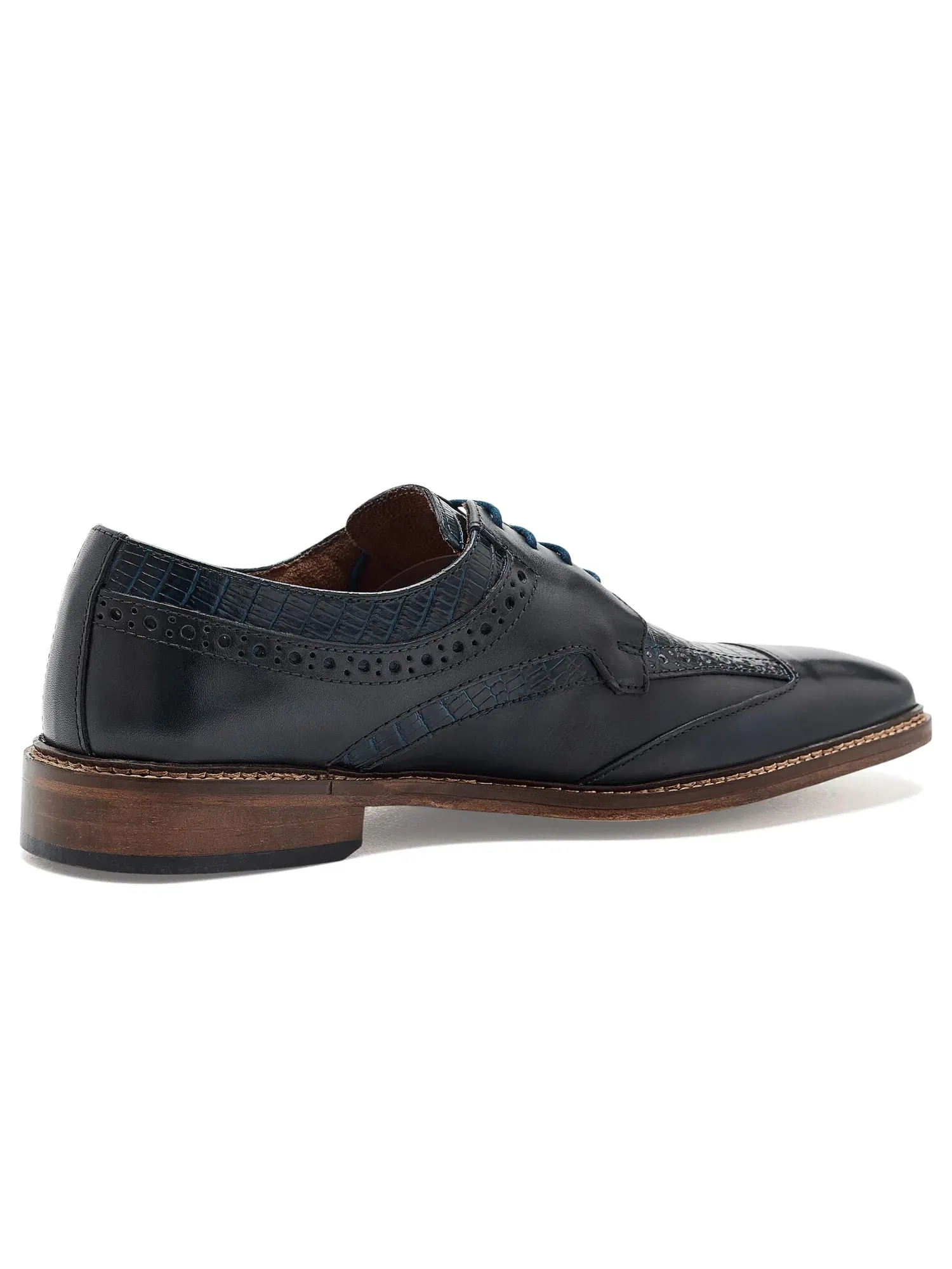 Оксфорды с измененным закрытым носком Gambetta Modified Cap Toe Oxford Stacy Adams — изображение 3 из 4, темно-синий