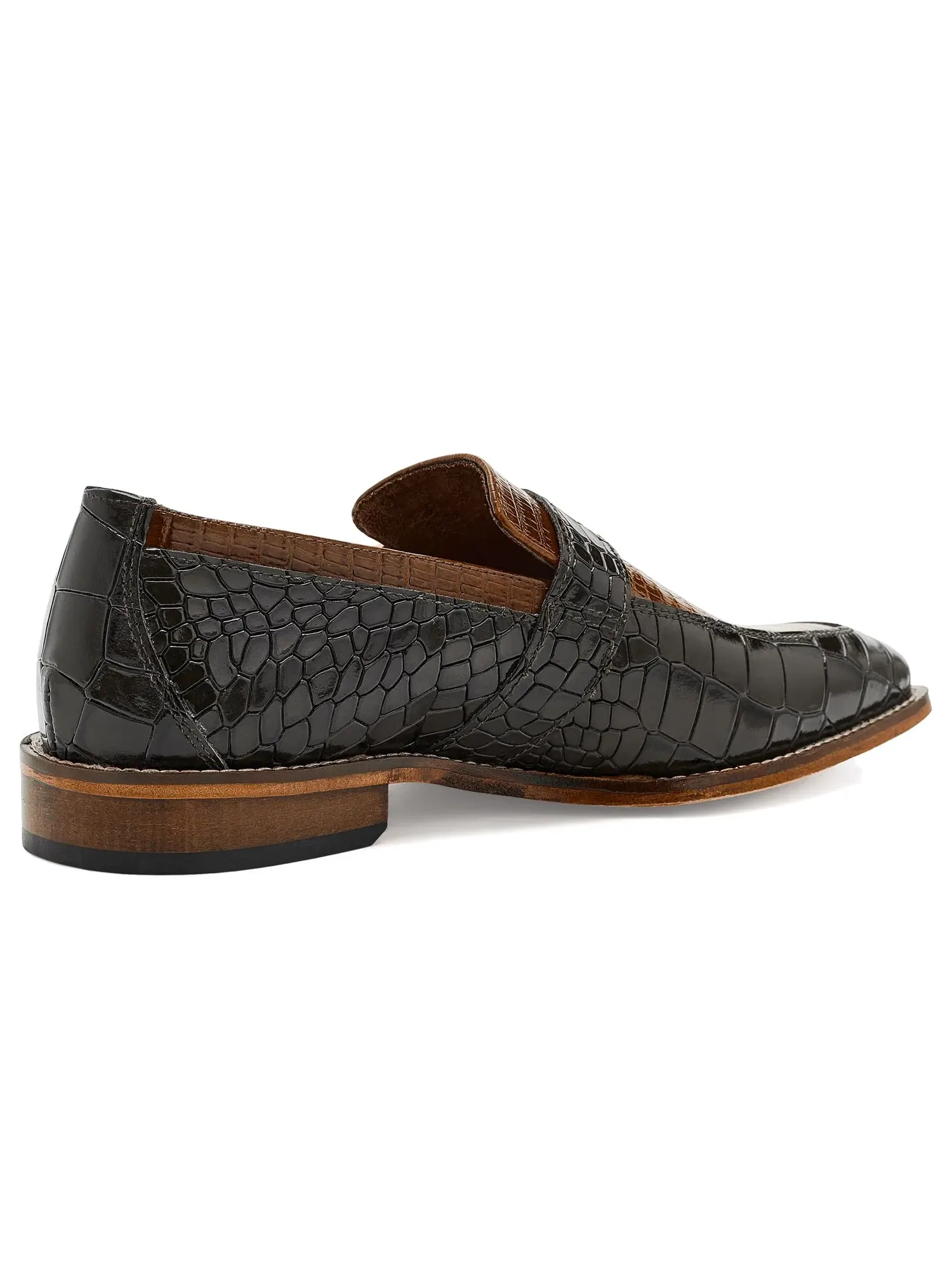 Лоферы Rubiano с боковой пряжкой и без шнуровки Stacy Adams — изображение 3 из 4, оливковый мульти