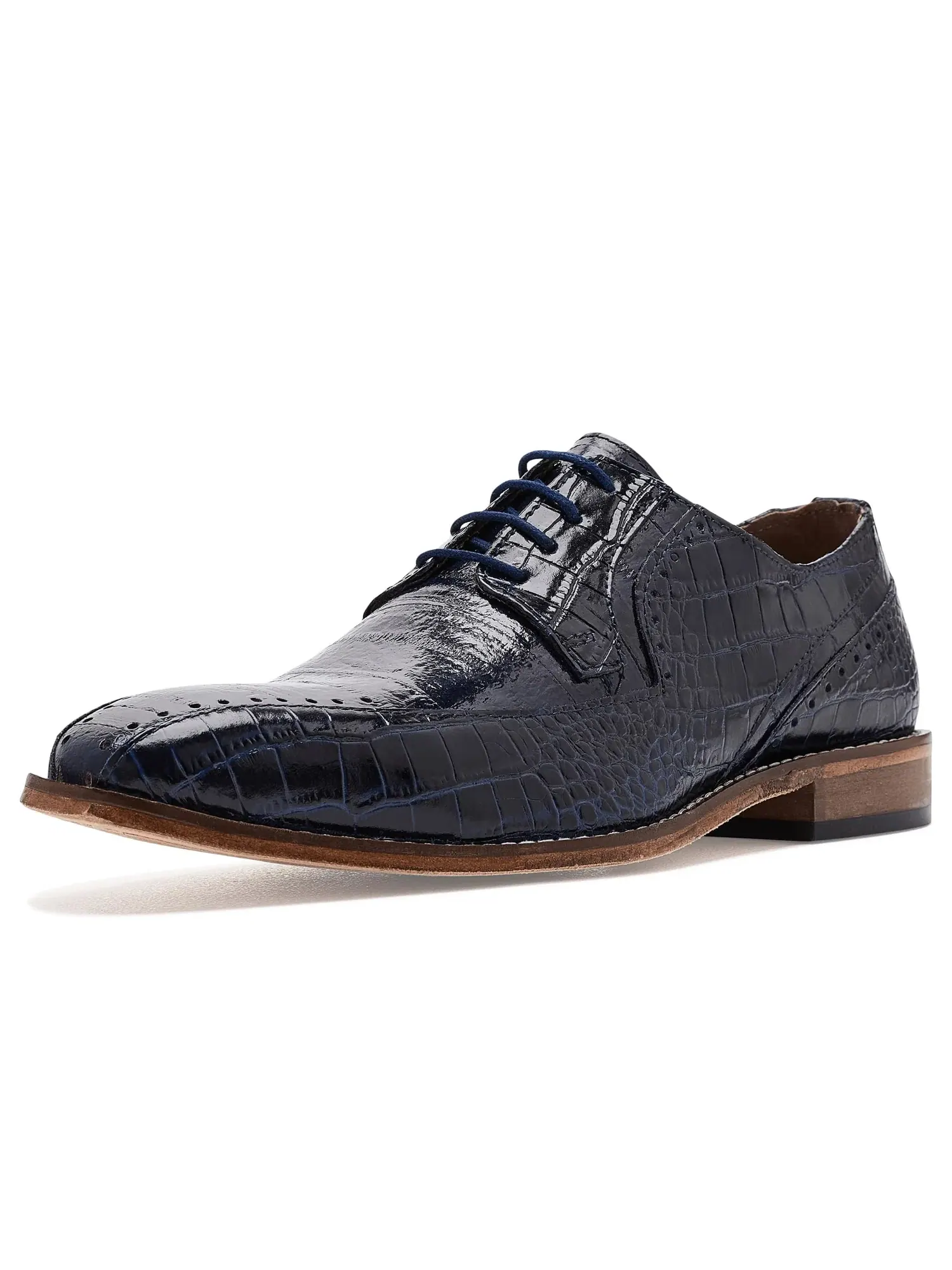 Оксфорды с носком «байк» Talamanco Bike Toe Oxford Stacy Adams — изображение 1 из 4, синий