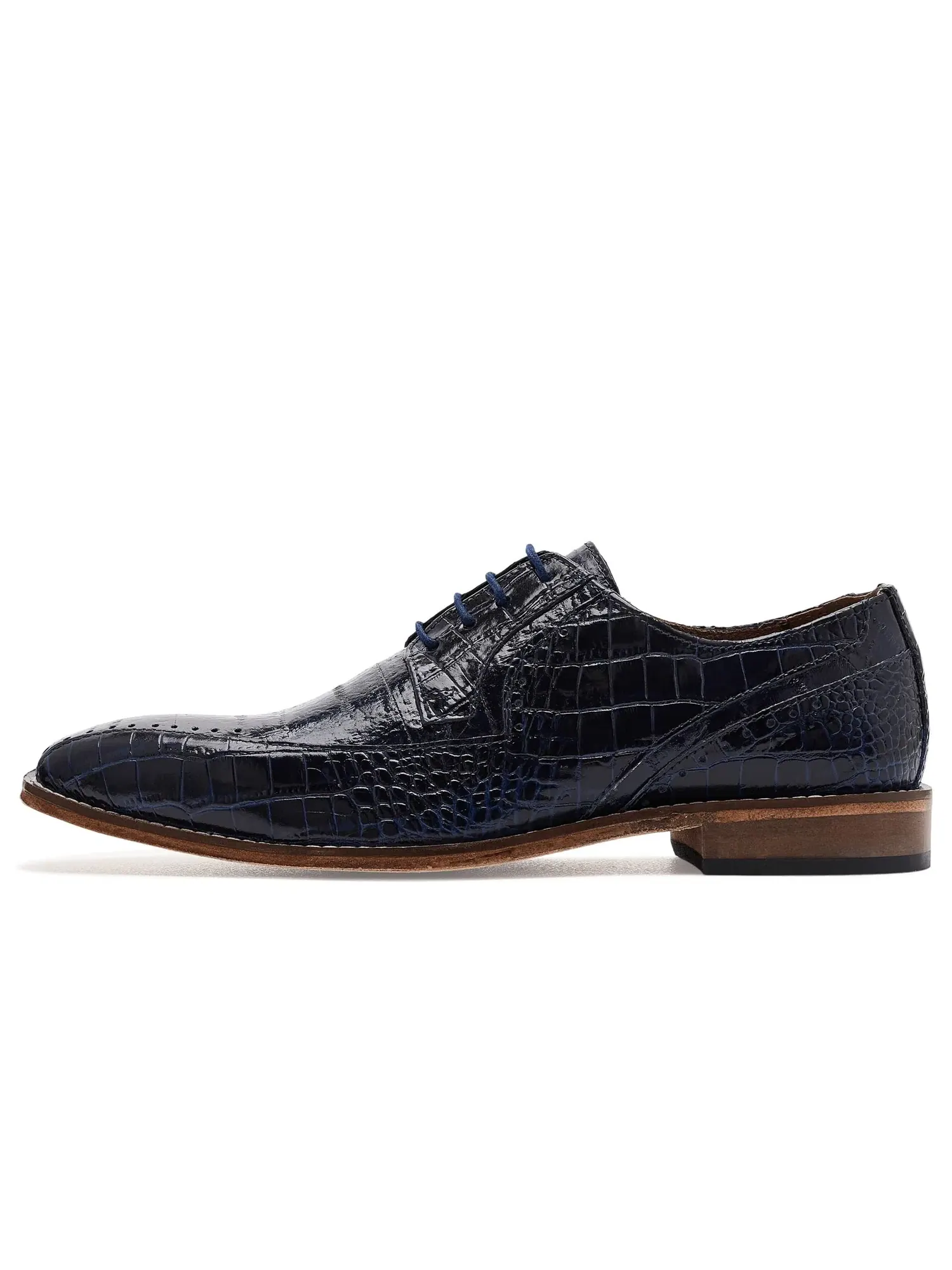 Оксфорды с носком «байк» Talamanco Bike Toe Oxford Stacy Adams — изображение 4 из 4, синий