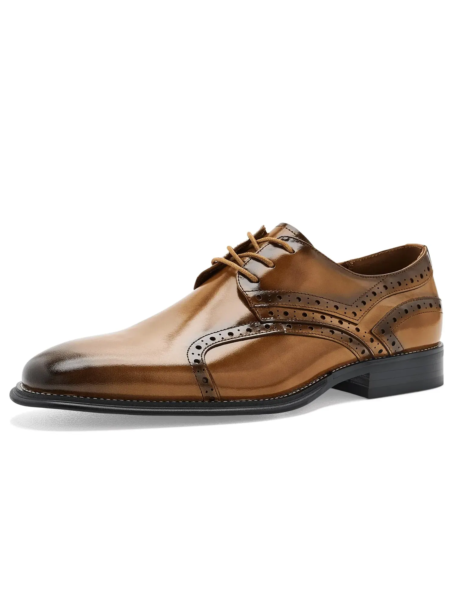 Оксфорды с гладким носком Alexander Plain Toe Oxford Stacy Adams — изображение 1 из 4, бежевый