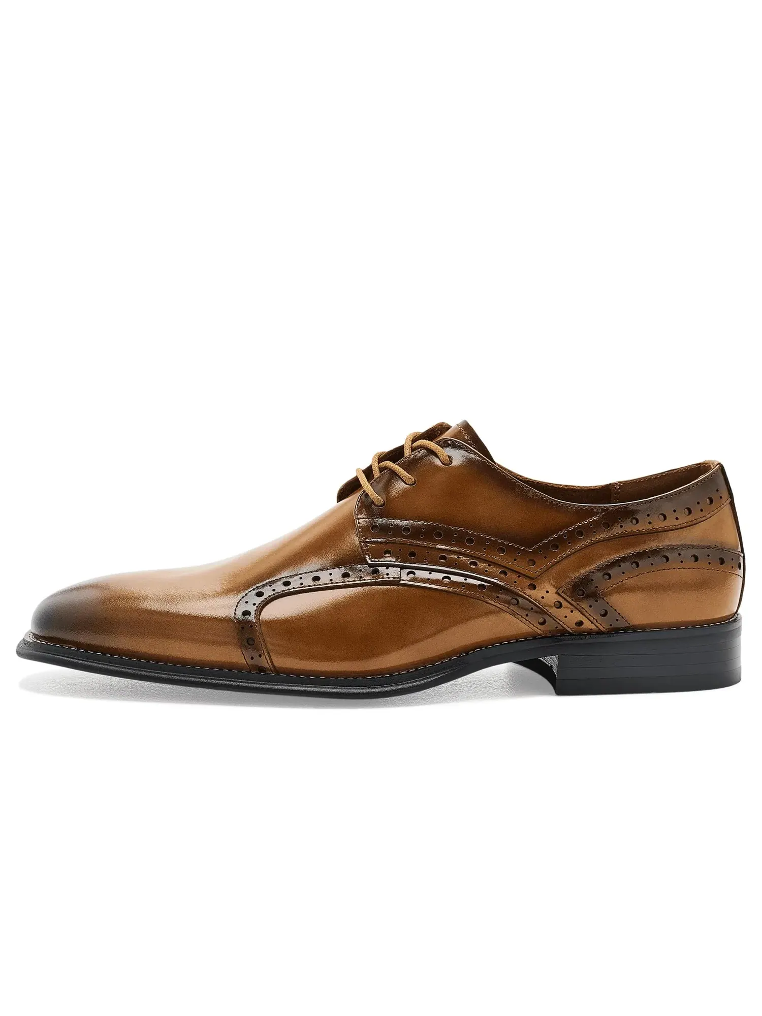 Оксфорды с гладким носком Alexander Plain Toe Oxford Stacy Adams — изображение 4 из 4, бежевый