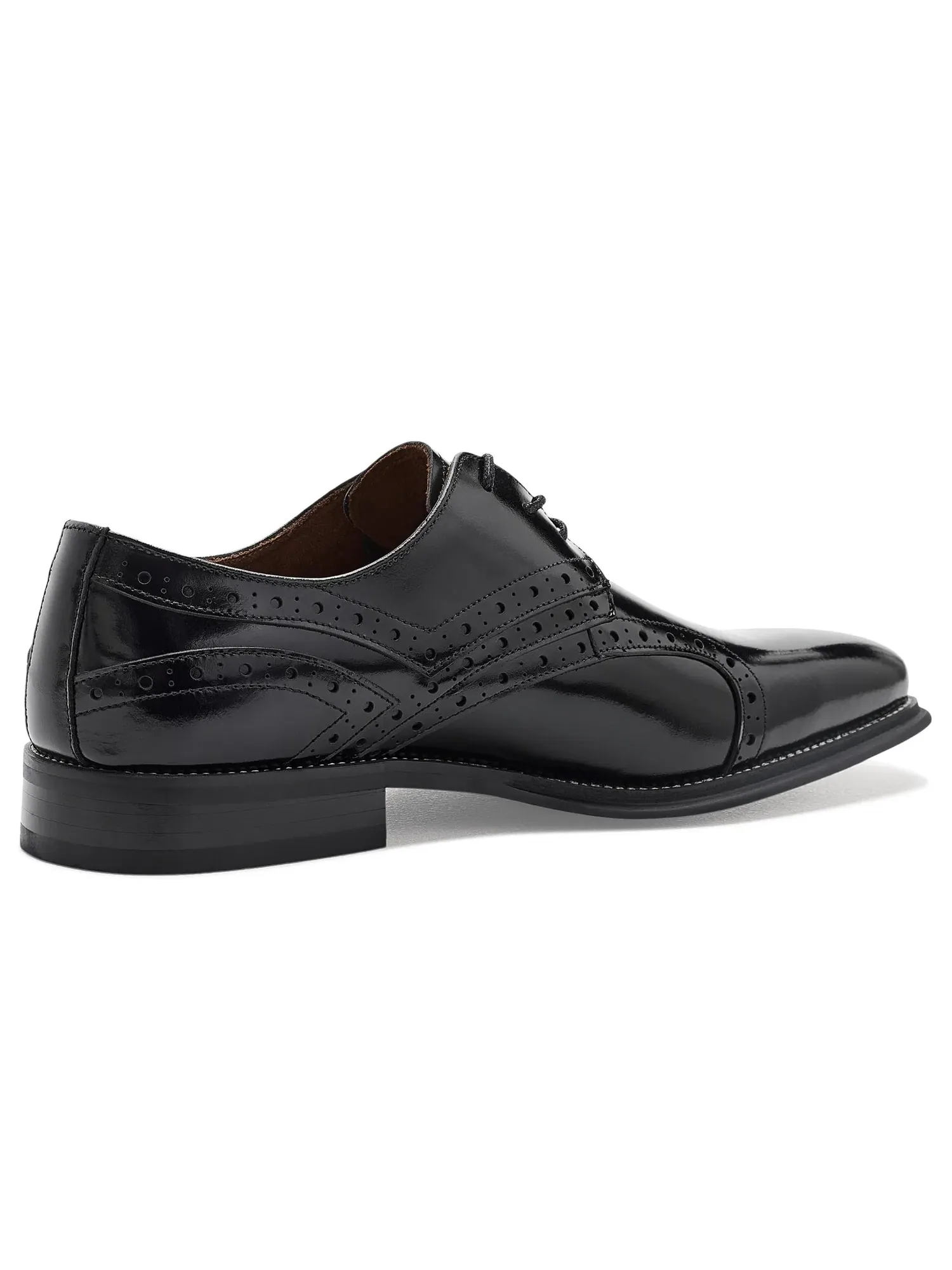 Оксфорды с гладким носком Alexander Plain Toe Oxford Stacy Adams — изображение 3 из 4, черный