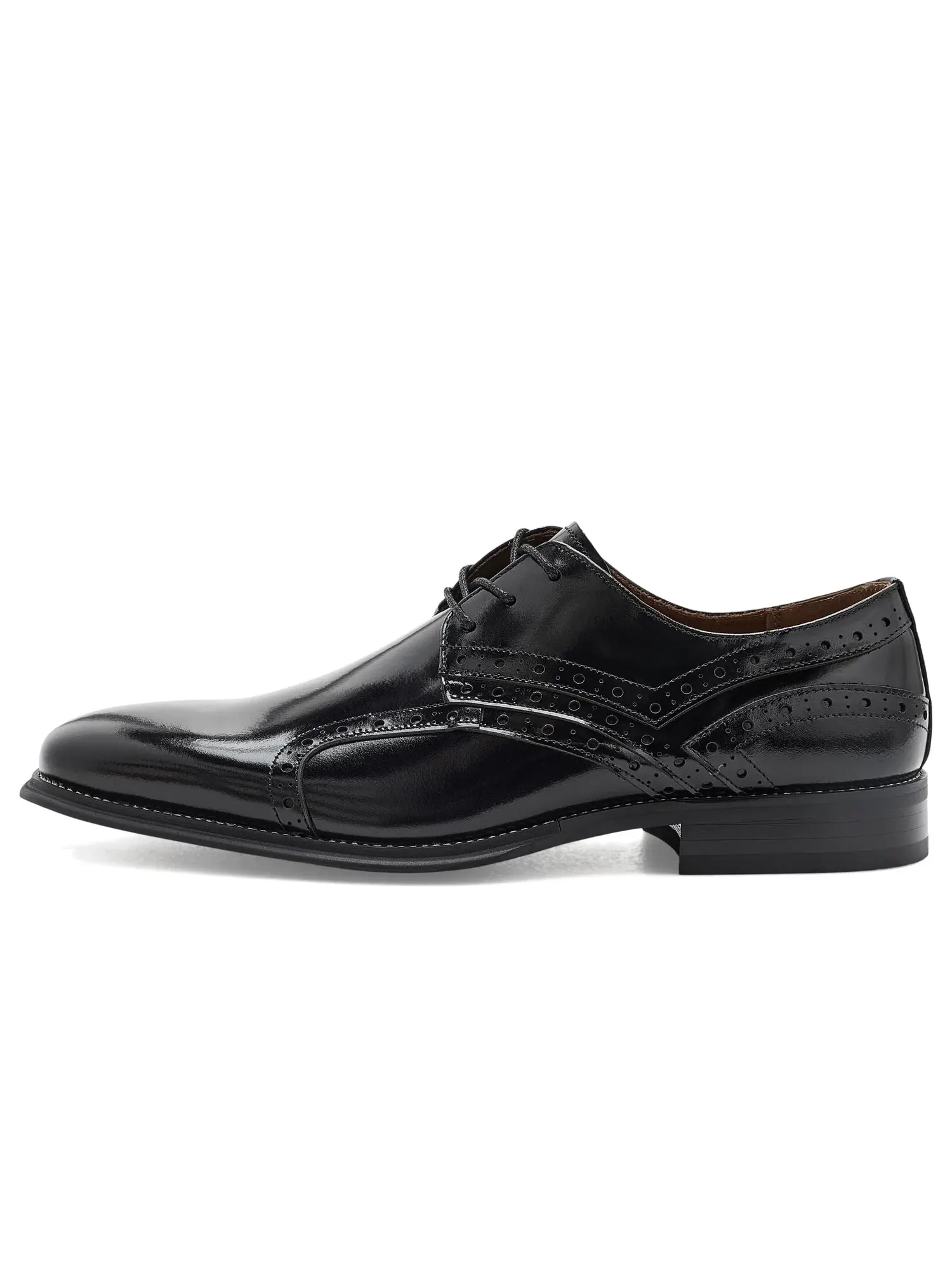 Оксфорды с гладким носком Alexander Plain Toe Oxford Stacy Adams — изображение 4 из 4, черный
