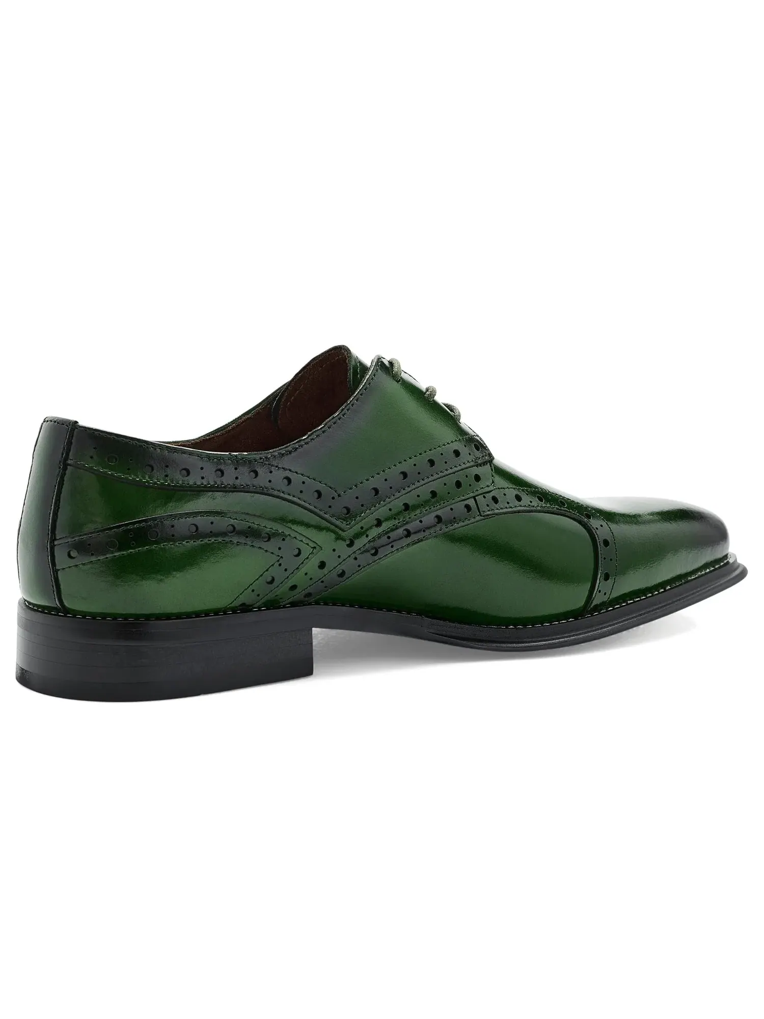Оксфорды с гладким носком Alexander Plain Toe Oxford Stacy Adams — изображение 3 из 4, зеленый