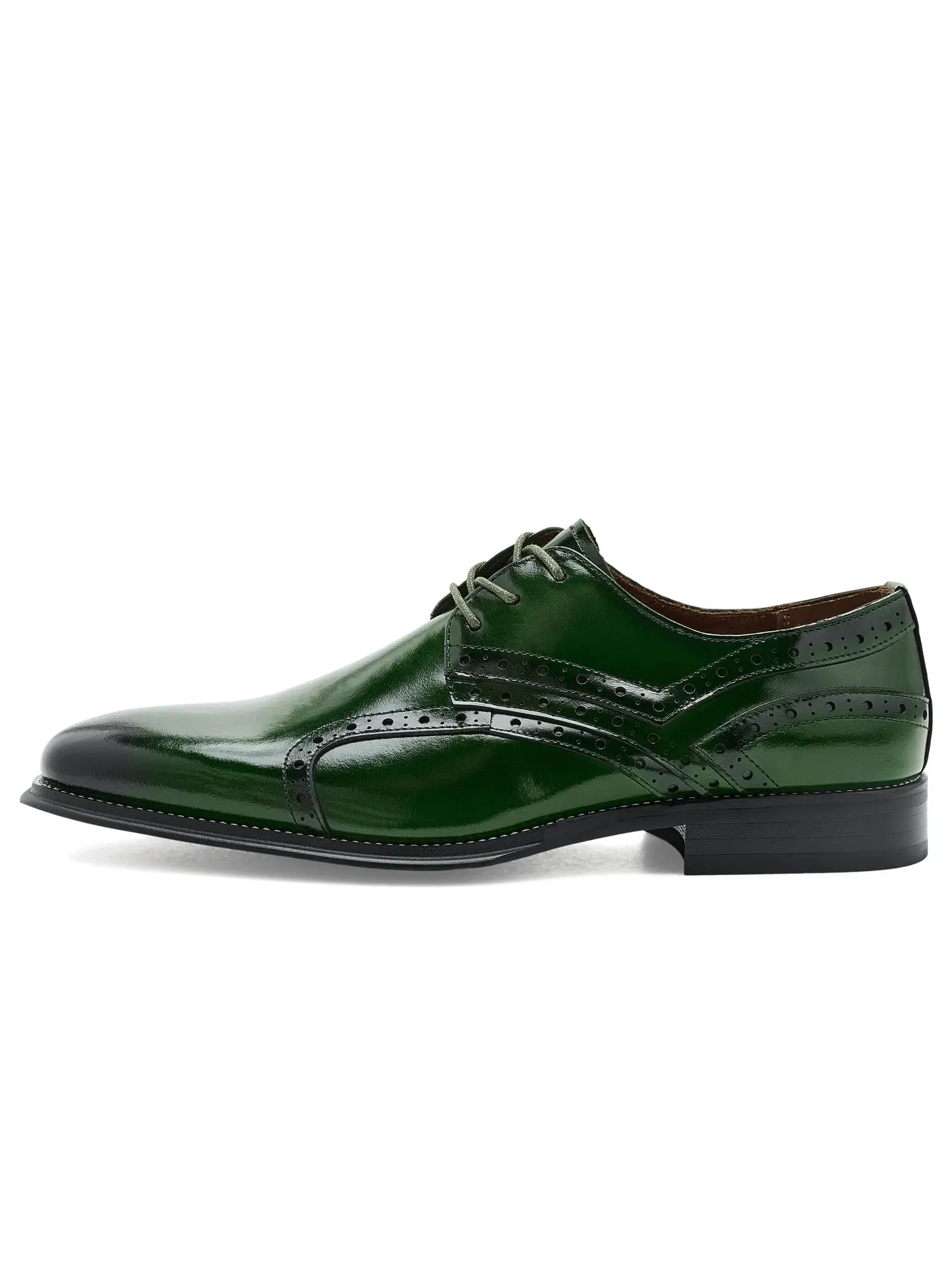 Оксфорды с гладким носком Alexander Plain Toe Oxford Stacy Adams — изображение 4 из 4, зеленый