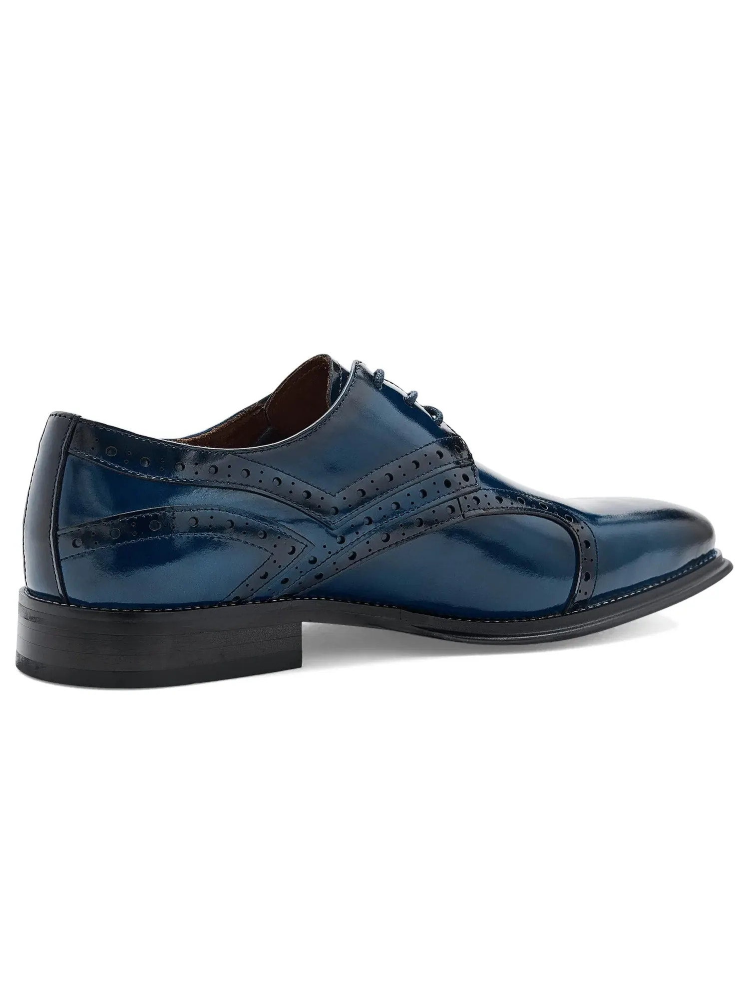 Оксфорды с гладким носком Alexander Plain Toe Oxford Stacy Adams — изображение 3 из 4, синий