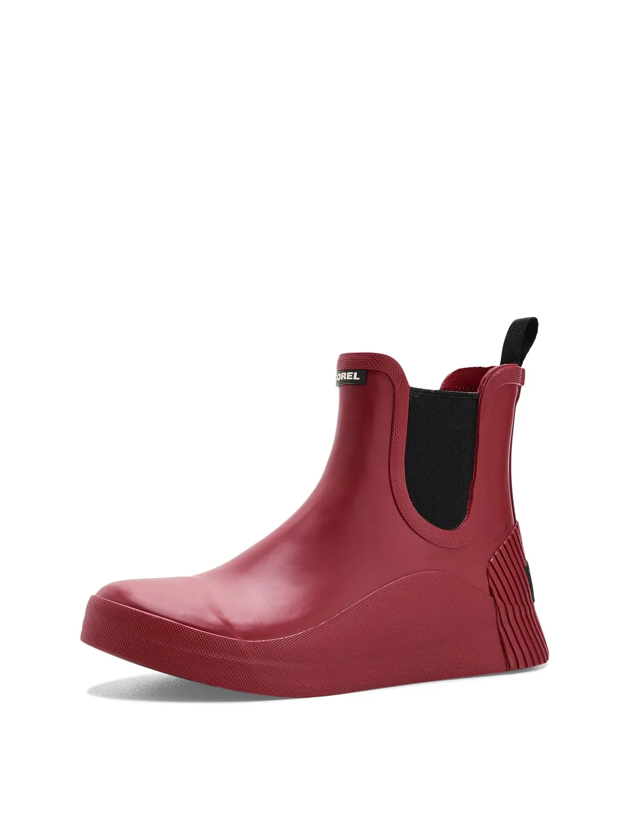 Водонепроницаемые ботинки Out N About IV Chelsea Rain Waterproof Sorel — изображение 1 из 4, красный/черный