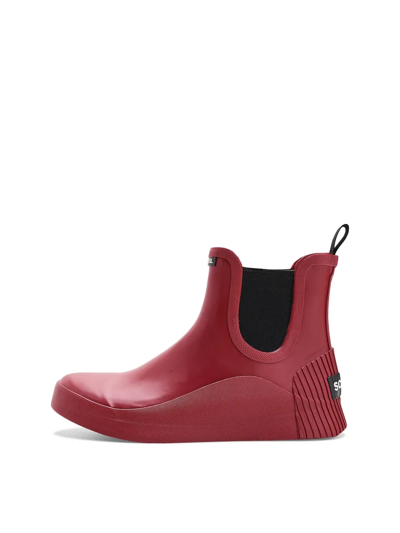 Водонепроницаемые ботинки Out N About IV Chelsea Rain Waterproof Sorel — изображение 4 из 4, красный/черный
