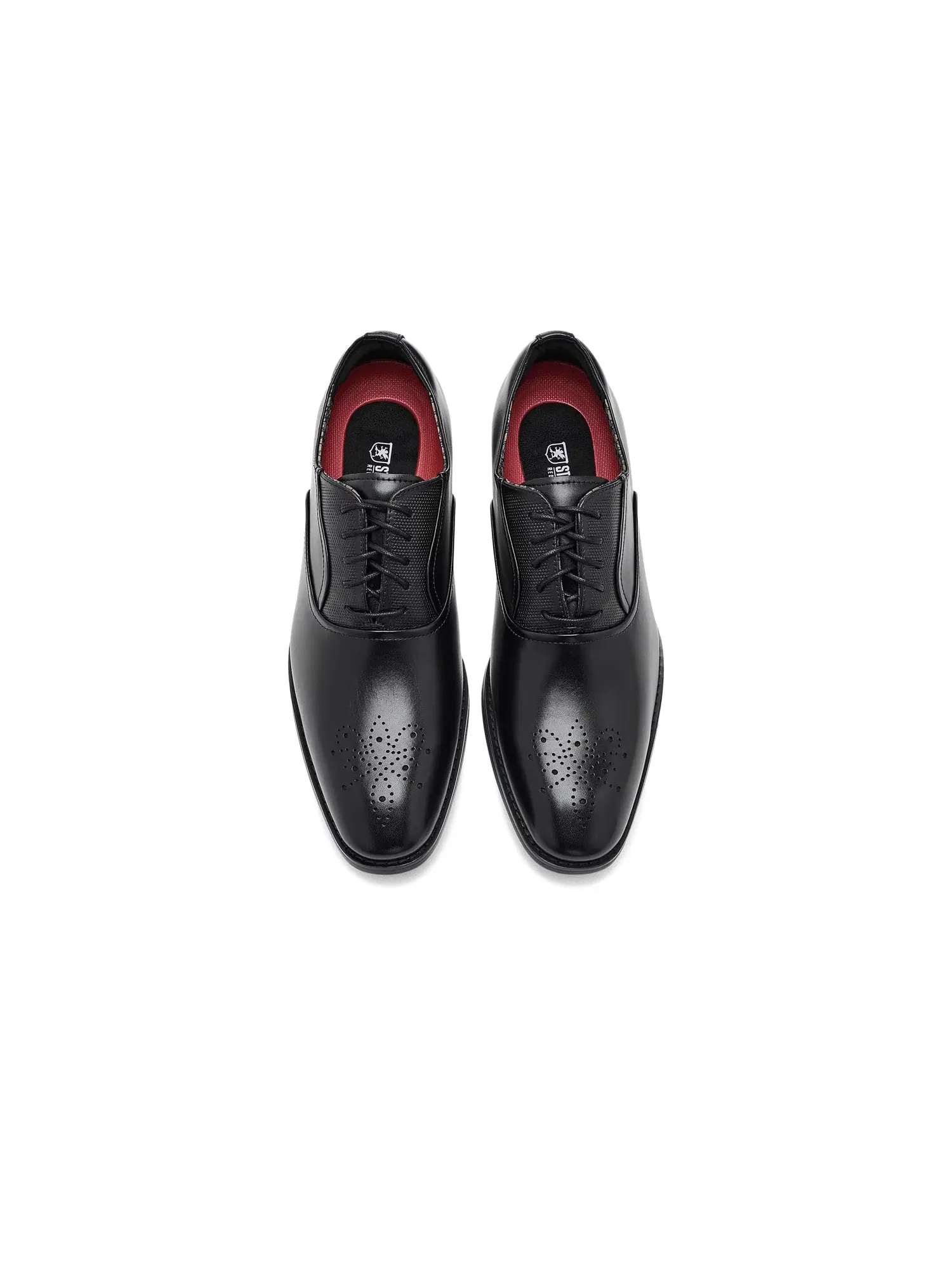 Оксфорды с гладким носком Langford Plain Toe Oxford Stacy Adams — изображение 2 из 4, черный