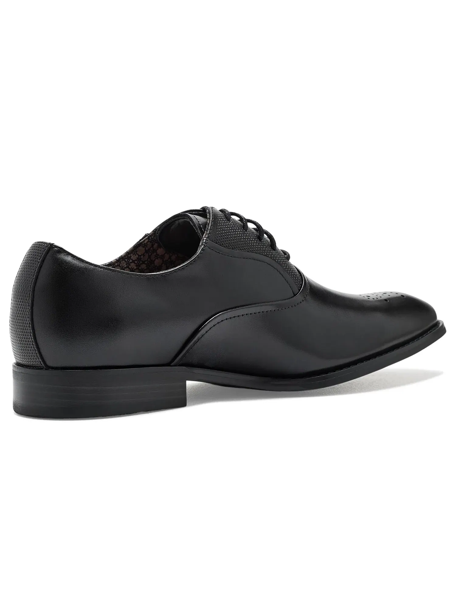 Оксфорды с гладким носком Langford Plain Toe Oxford Stacy Adams — изображение 3 из 4, черный