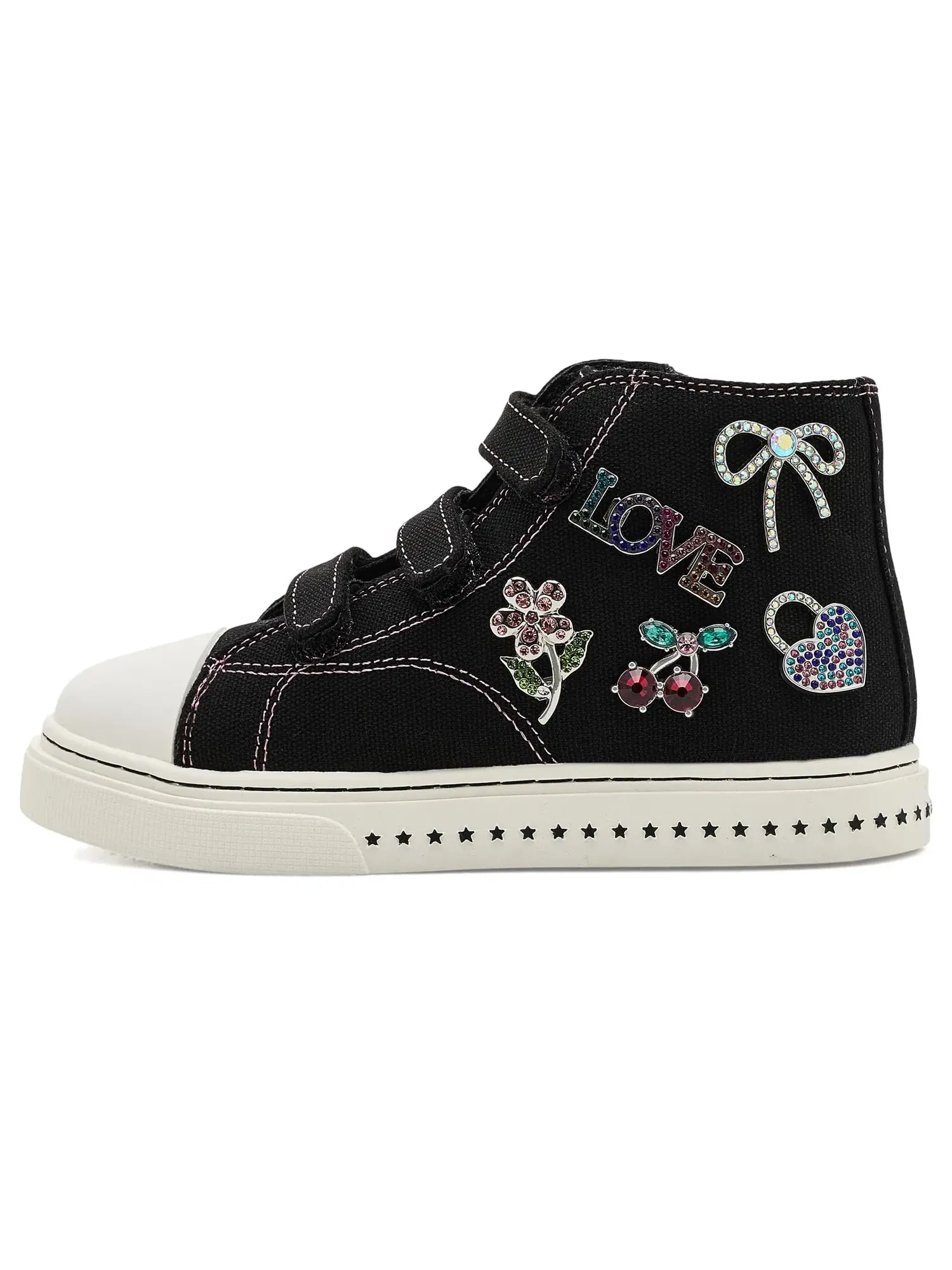 Кроссовки Joycee (для малышей и маленьких детей) Steve Madden Kids — изображение 4 из 4, черный