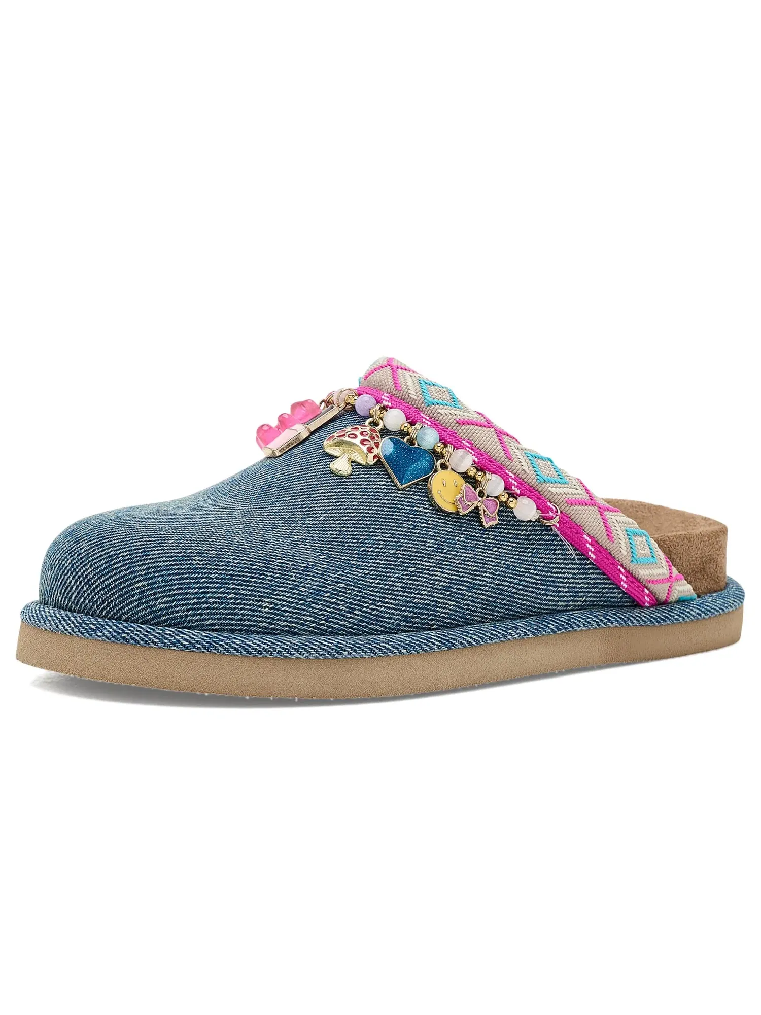 Тапочки Sleigh (для маленьких и больших детей) Steve Madden Kids — изображение 1 из 4, джинсовый синий