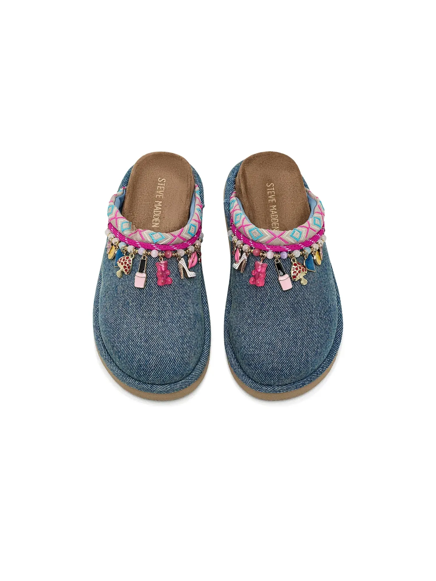 Тапочки Sleigh (для маленьких и больших детей) Steve Madden Kids — изображение 2 из 4, джинсовый синий