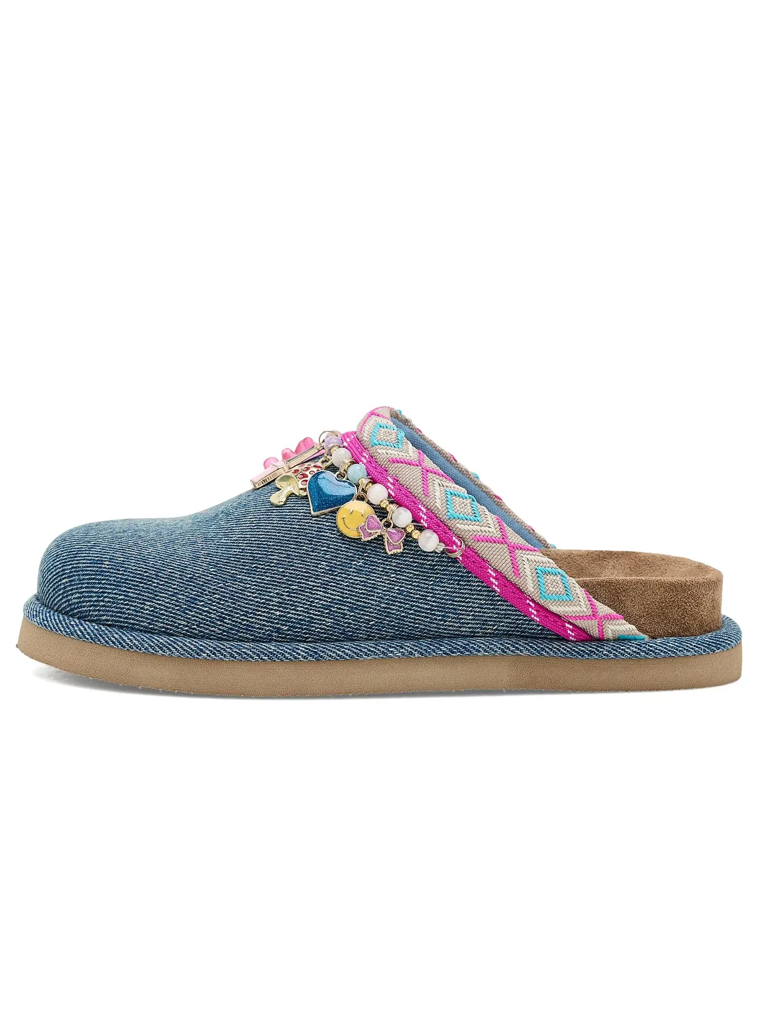 Тапочки Sleigh (для маленьких и больших детей) Steve Madden Kids — изображение 4 из 4, джинсовый синий
