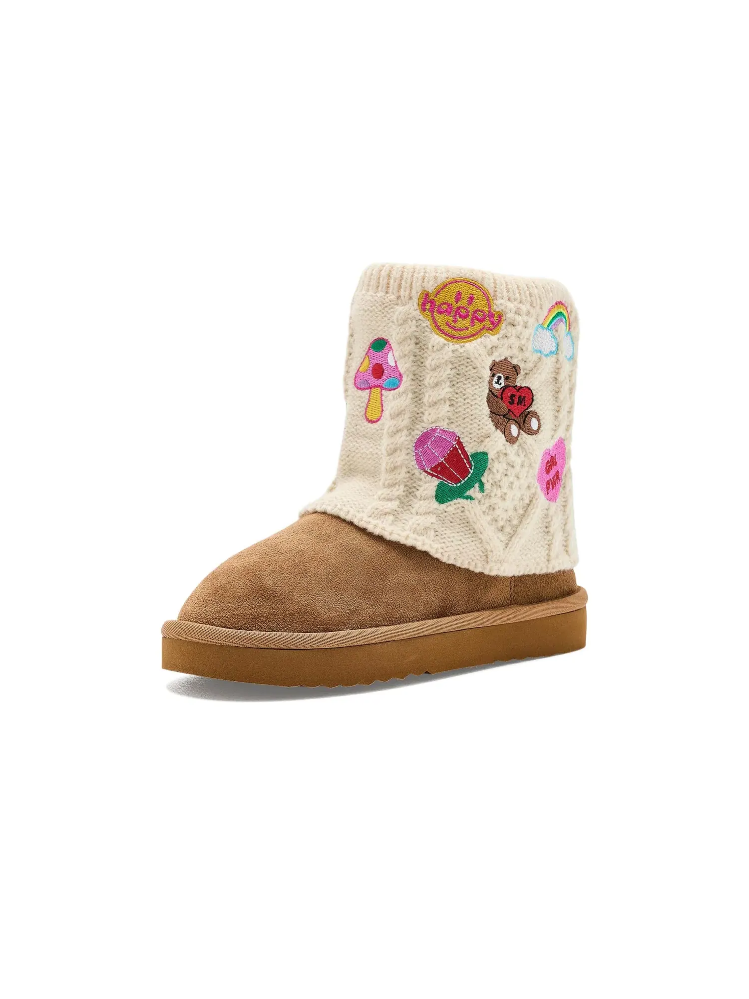Ботинки Mochi (для маленьких и больших детей) Steve Madden Kids — изображение 1 из 4, коричневый
