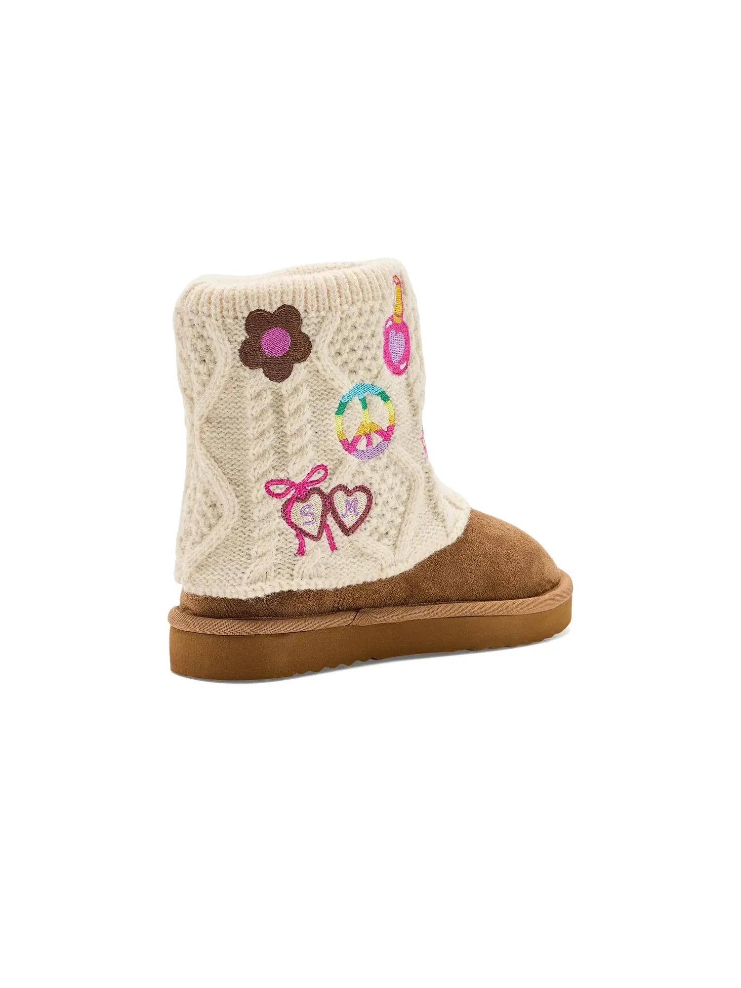 Ботинки Mochi (для маленьких и больших детей) Steve Madden Kids — изображение 3 из 4, коричневый