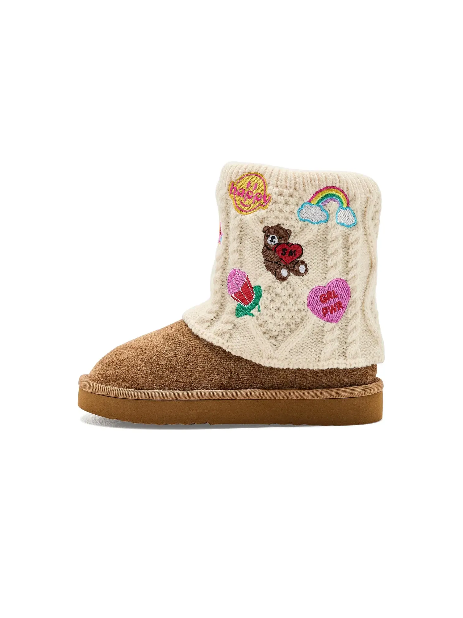 Ботинки Mochi (для маленьких и больших детей) Steve Madden Kids — изображение 4 из 4, коричневый